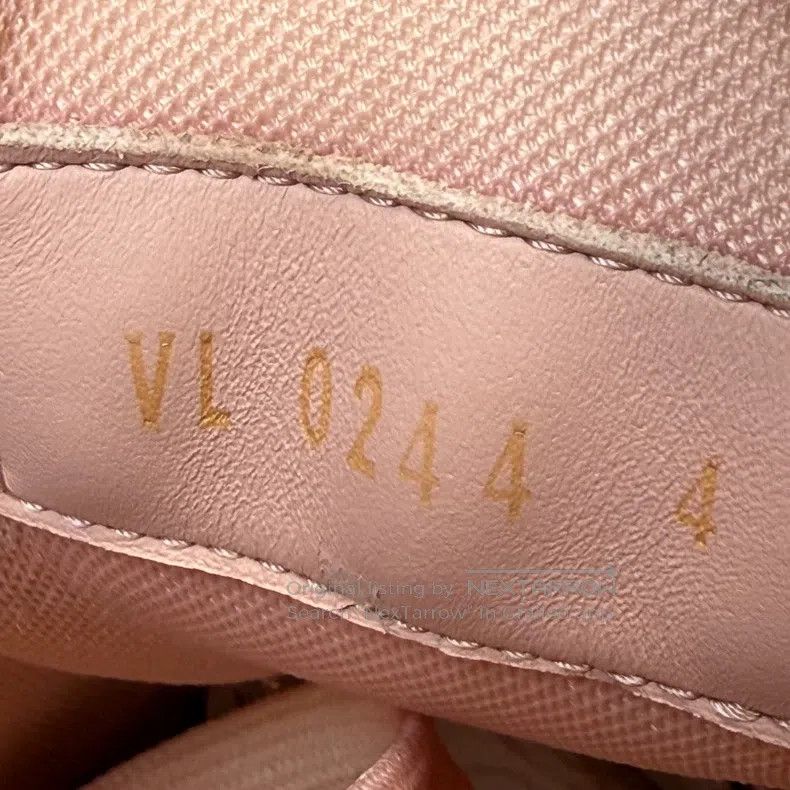 Louis Vuitton Louis Vuitton Trainer's New Litchi Peel White Powder shoes Size US 4 / IT 34 - 7 Thumbnail