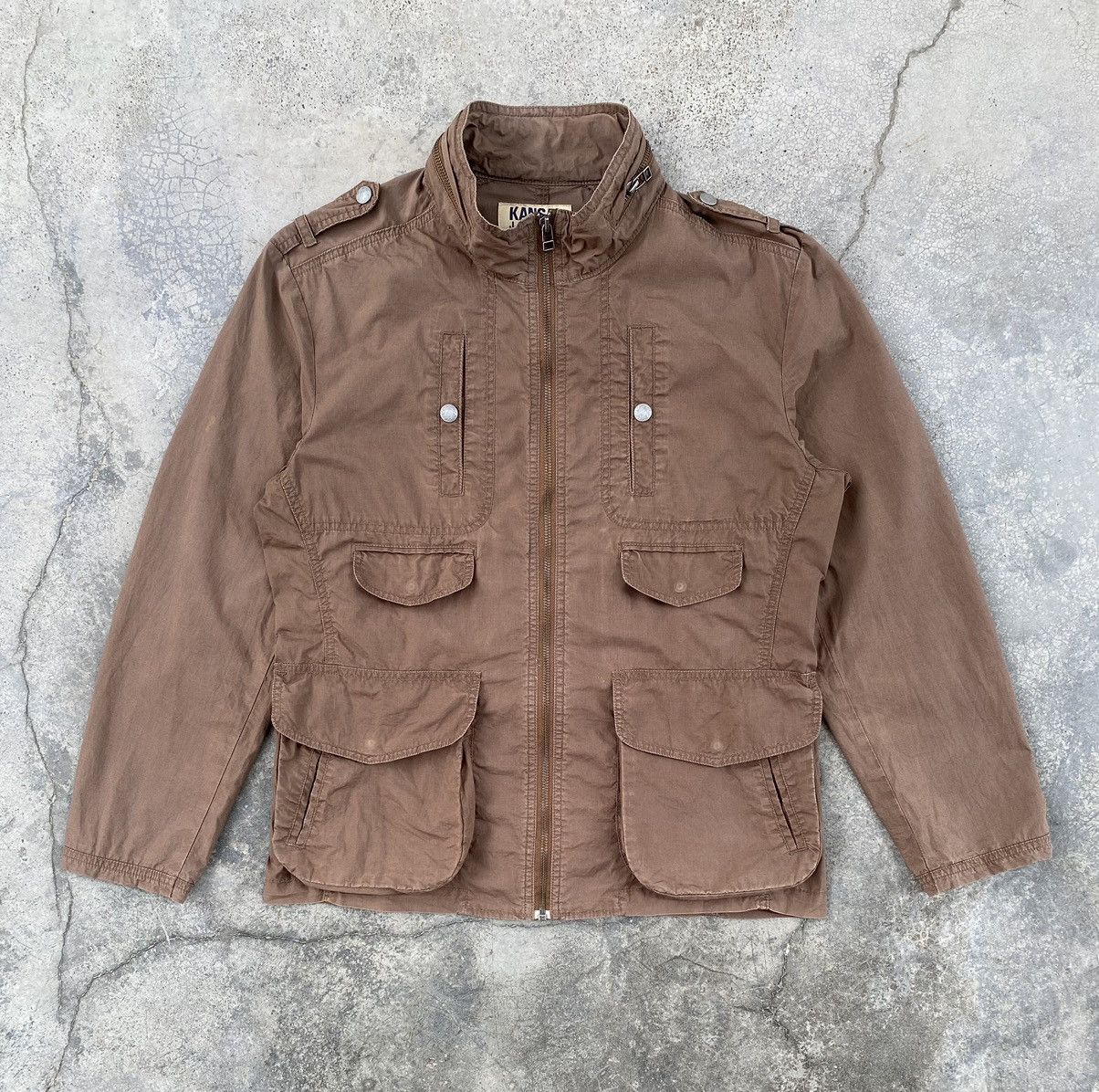 Kansai Yamamoto Vintage Kansai Jeans By Kansai Yamamoto Multi Pocket Jacket Size US M / EU 48-50 / 2 - 1 Thumbnail