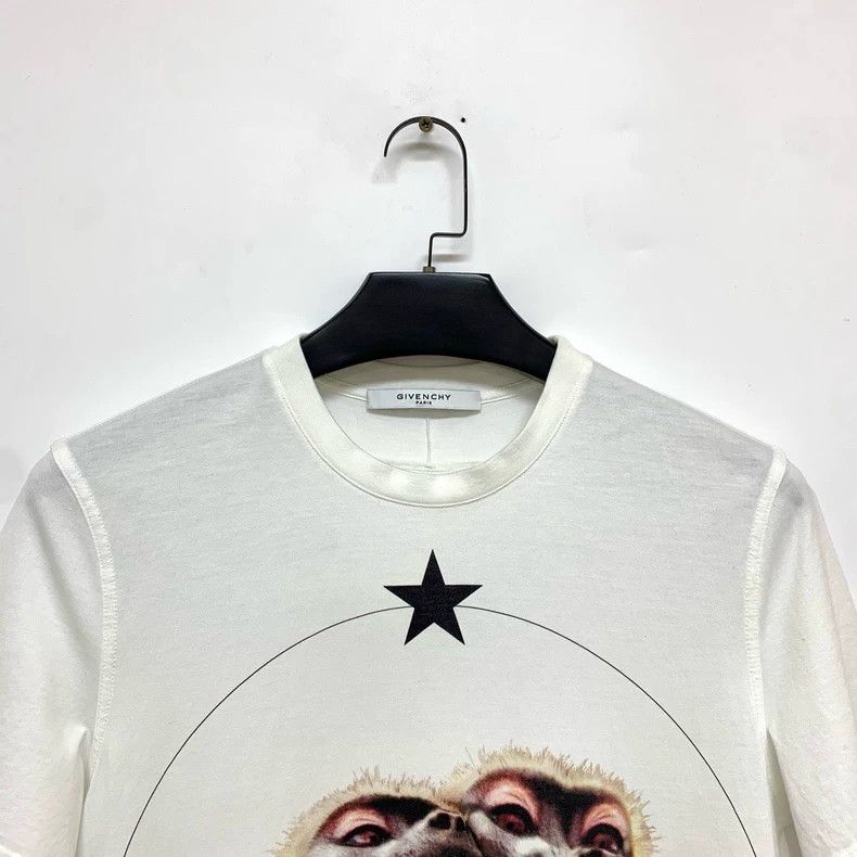 Givenchy Givenchy Double Head Monkey Short Sleeve T-Shirt M Size Sh Size US M / EU 48-50 / 2 - 3 Thumbnail