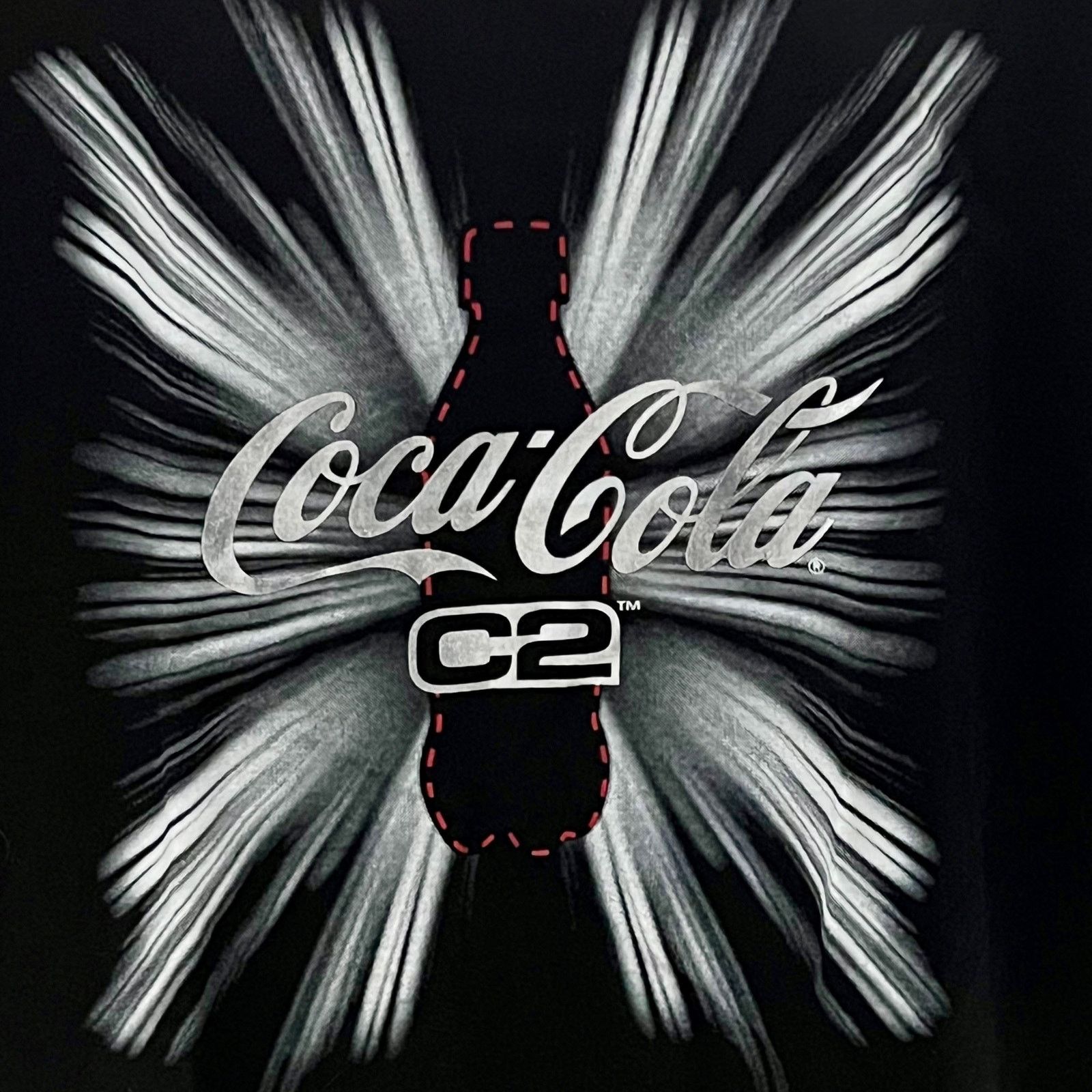 Coca Cola Vintage Coca-Cola C2 Promo T-Shirt Size Large Black 2000s Size US L / EU 52-54 / 3 - 2 Thumbnail
