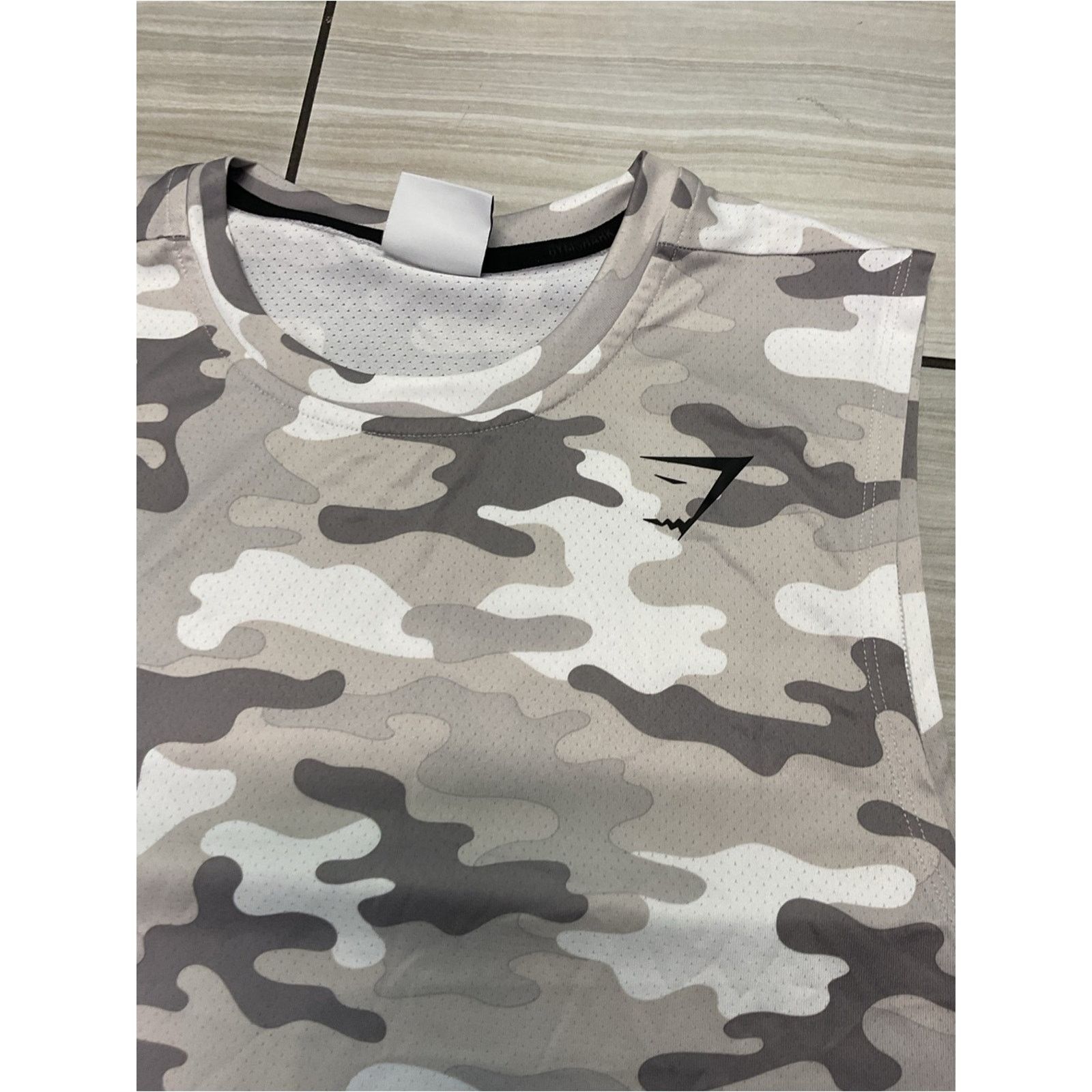 Gymshark Gymshark Grey Camo Performance Tank Top Size US M / EU 48-50 / 2 - 4 Thumbnail