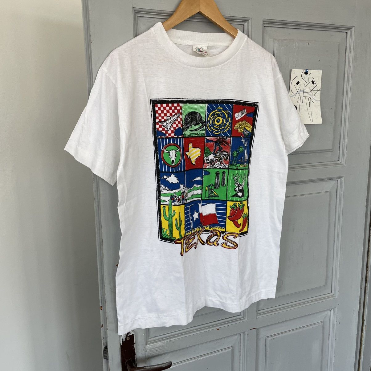 Other Vintage 90’s Texas Graphic Art Single Stitch Tee Y2k Size US L / EU 52-54 / 3 - 4 Thumbnail