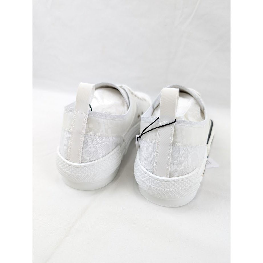 Dior o1rshd1 B23 Low-Top Sneakers Oblique Transparency in White Size US 12.5 / EU 45-46 - 16 Thumbnail