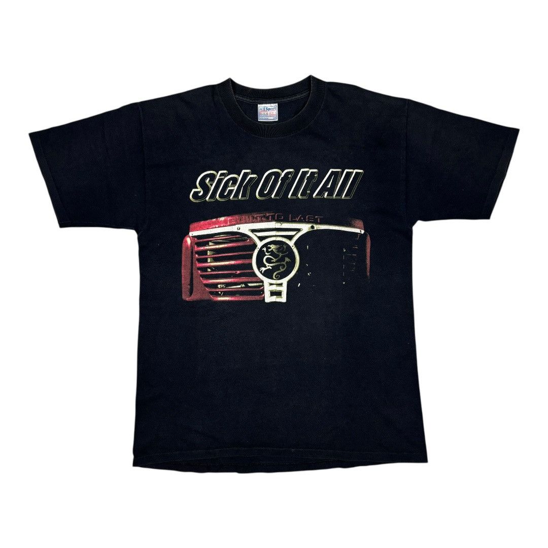 Band Tees Original vintage Sick Of It All - Built to last 90s Size US L / EU 52-54 / 3 - 1 Thumbnail