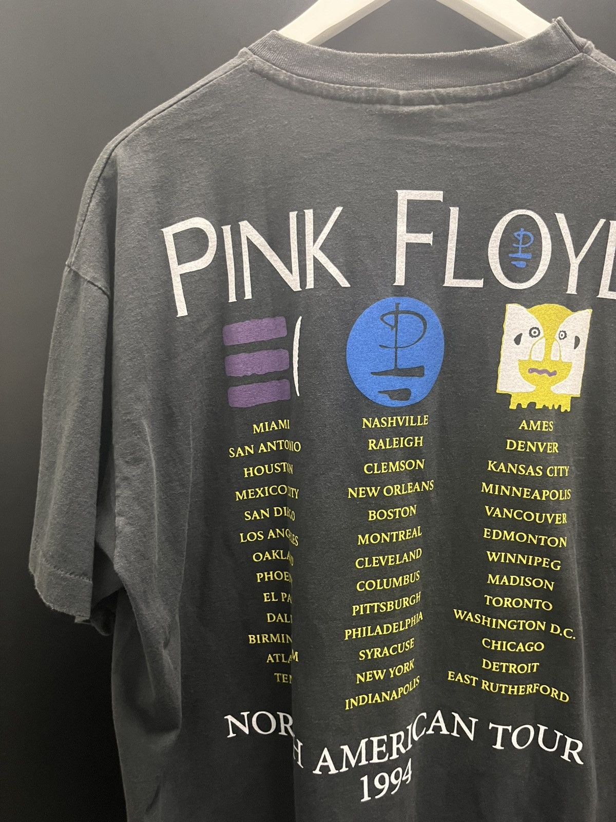 Band Tees × Vintage Pink Floyd North America Tour 1994 Concert Shirt Size US XL / EU 56 / 4 - 8 Thumbnail