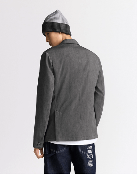 Dior o1w1db11025 513C21 Jacket with Buttoned Strap in Gray Size US S / EU 44-46 / 1 - 5 Thumbnail