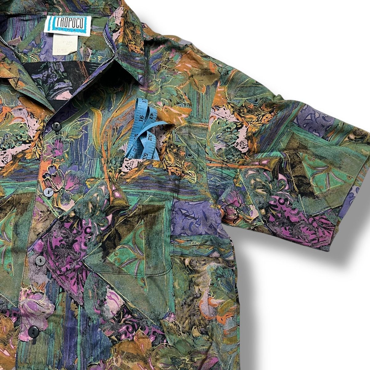 Other Tropoco Rayon loop collar shirt beautiful art pattern Size US S / EU 44-46 / 1 - 2 Thumbnail