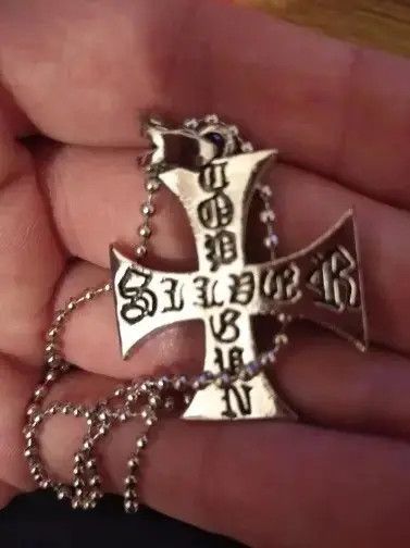 Other Iron Cross Pendant Chain Necklace Size ONE SIZE - 4 Thumbnail