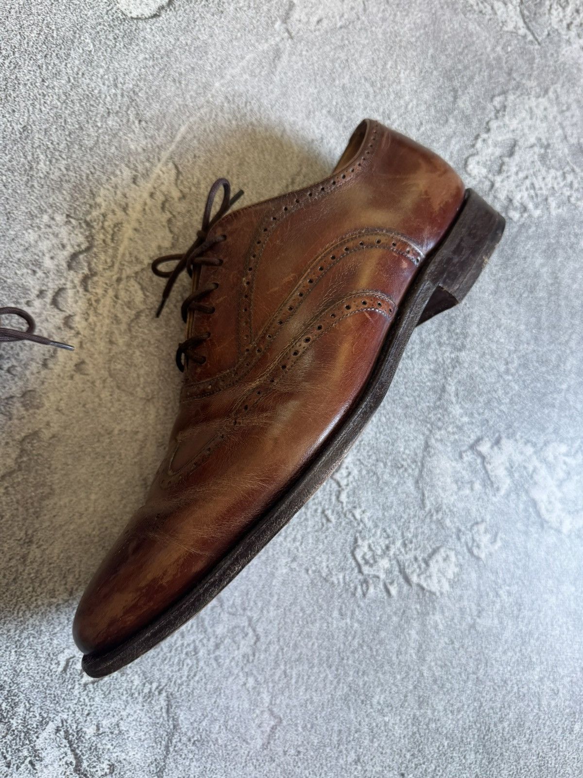 Church's Church’s 28.5cm brown leather shoes brogue shanghai casual Size US 10 / EU 43 - 5 Thumbnail