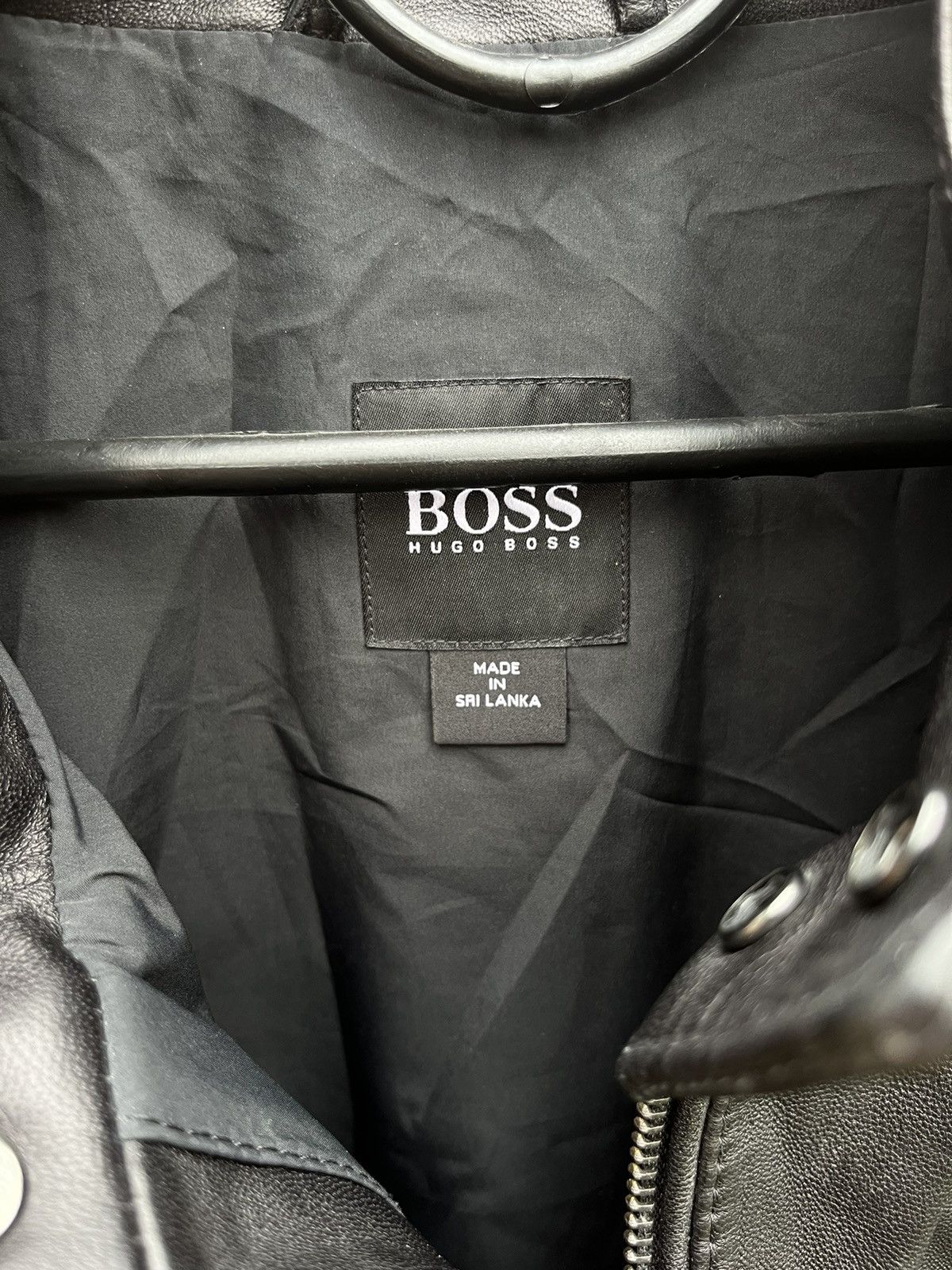 Hugo Boss Hugo Boss Real Leeather JAcket Black Luxury Size US M / EU 48-50 / 2 - 8 Thumbnail
