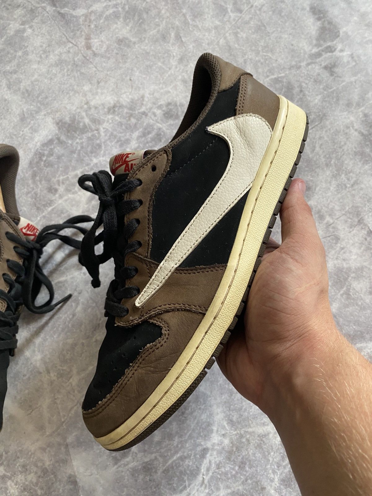 Nike × Travis Scott Nike Air Jordan 1 Low x Travis Scott “Mocha” shoes US9.5 Size US 9.5 / EU 42-43 - 3 Thumbnail