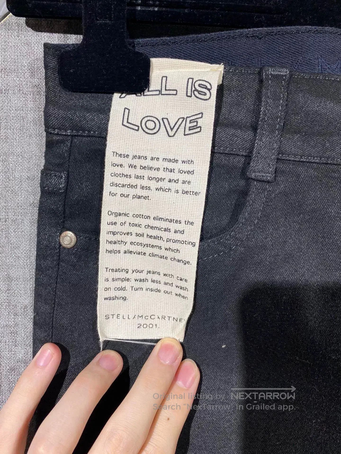 Stella McCartney stella mccartney women's casual denim pants. Size 27" / US 4 / IT 40 - 4 Thumbnail
