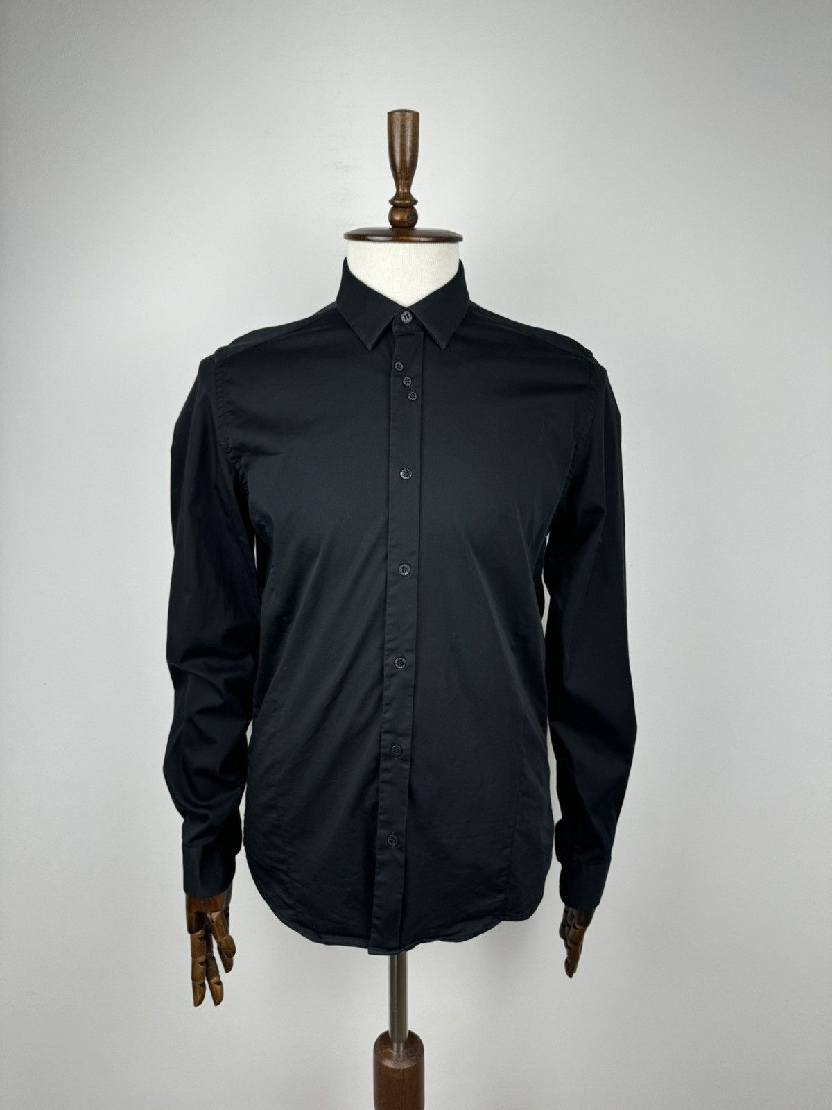 Ted Baker Ted Baker Black Long Sleeve Shirt Button Down Shirt size 4 Size US L / EU 52-54 / 3 - 1 Thumbnail