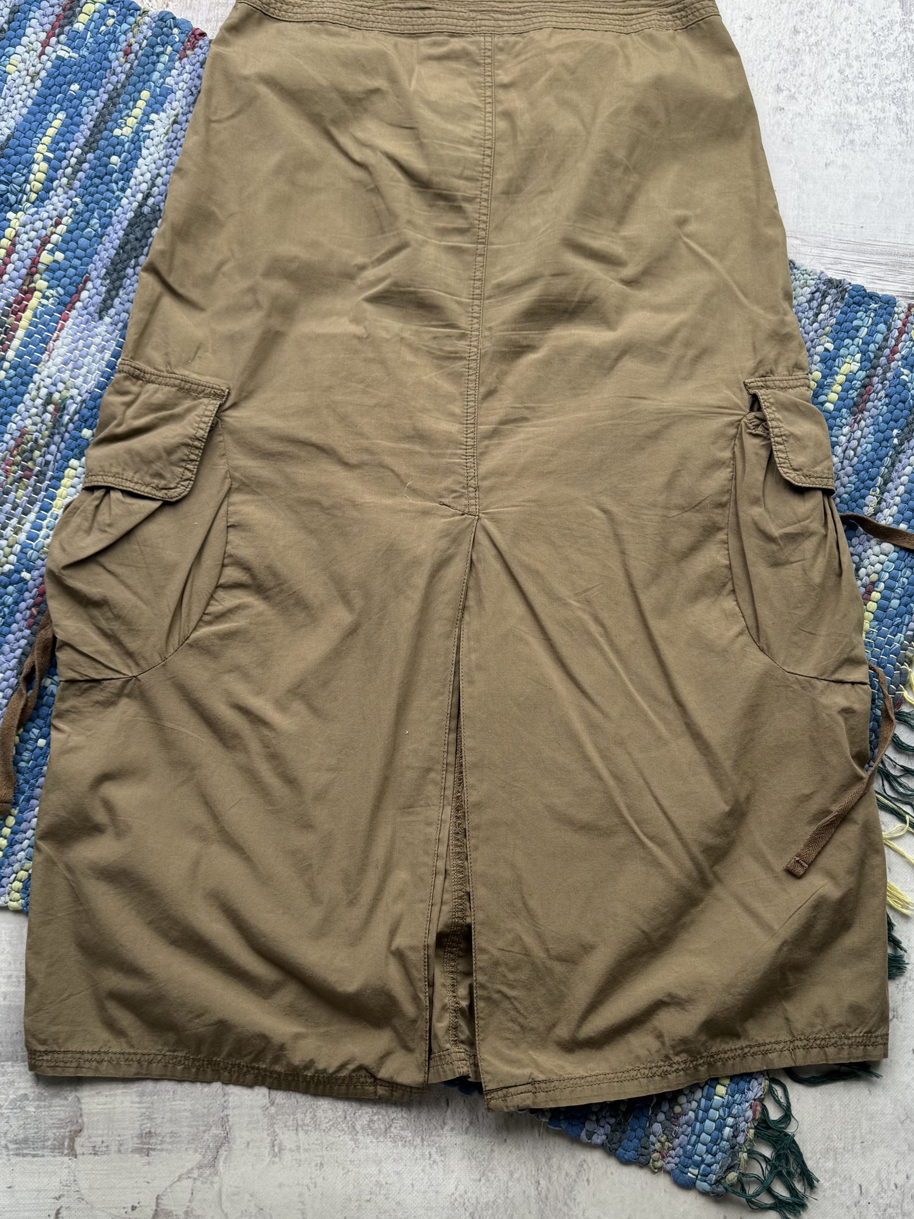 Vintage Cargo Maxi Skirt A729D15(597)