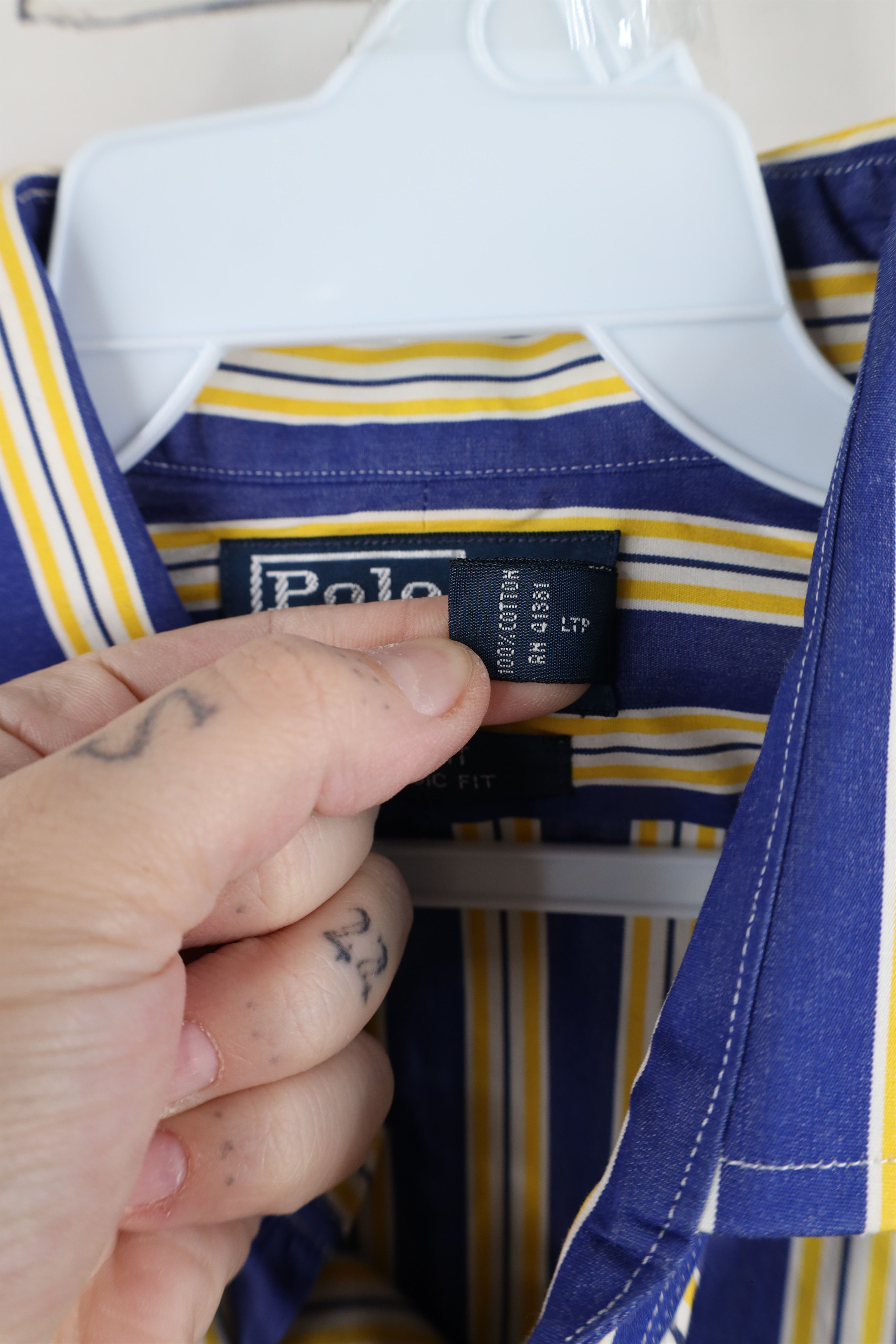 Polo Ralph Lauren Vintage 90s Ralph Lauren Classic Fit Striped Button Shirt Size US M / EU 48-50 / 2 - 6 Thumbnail