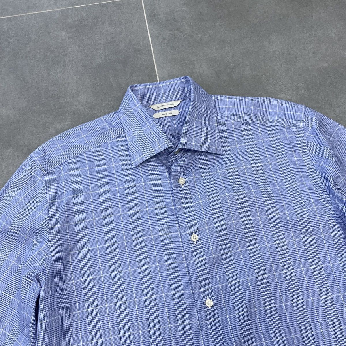 Suitsupply Suitsupply Traveller Slim Fit Button Shirt Size 40/15 Size US L / EU 52-54 / 3 - 9 Thumbnail