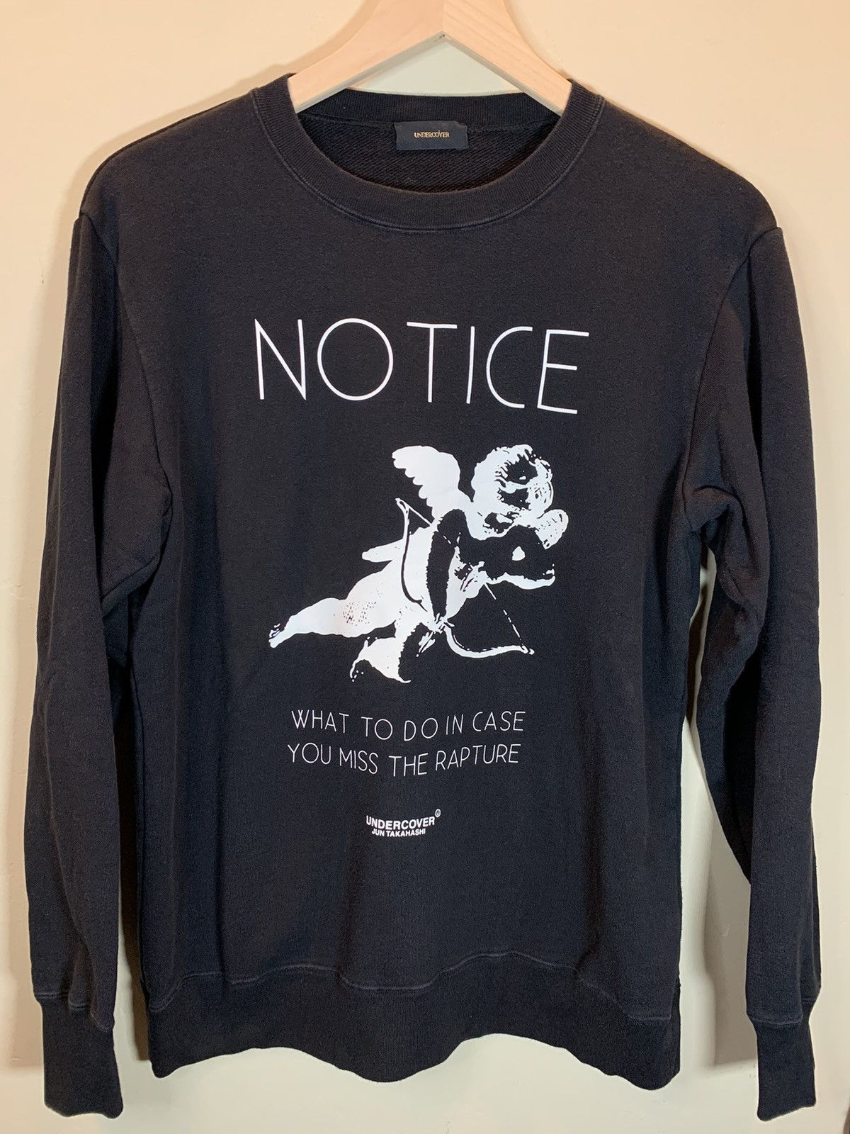 Designer × Jun Takahashi × Undercover *RARE* Undercover Notice In Case You Miss Rapture Sweatshirt Size US M / EU 48-50 / 2 - 1 Thumbnail