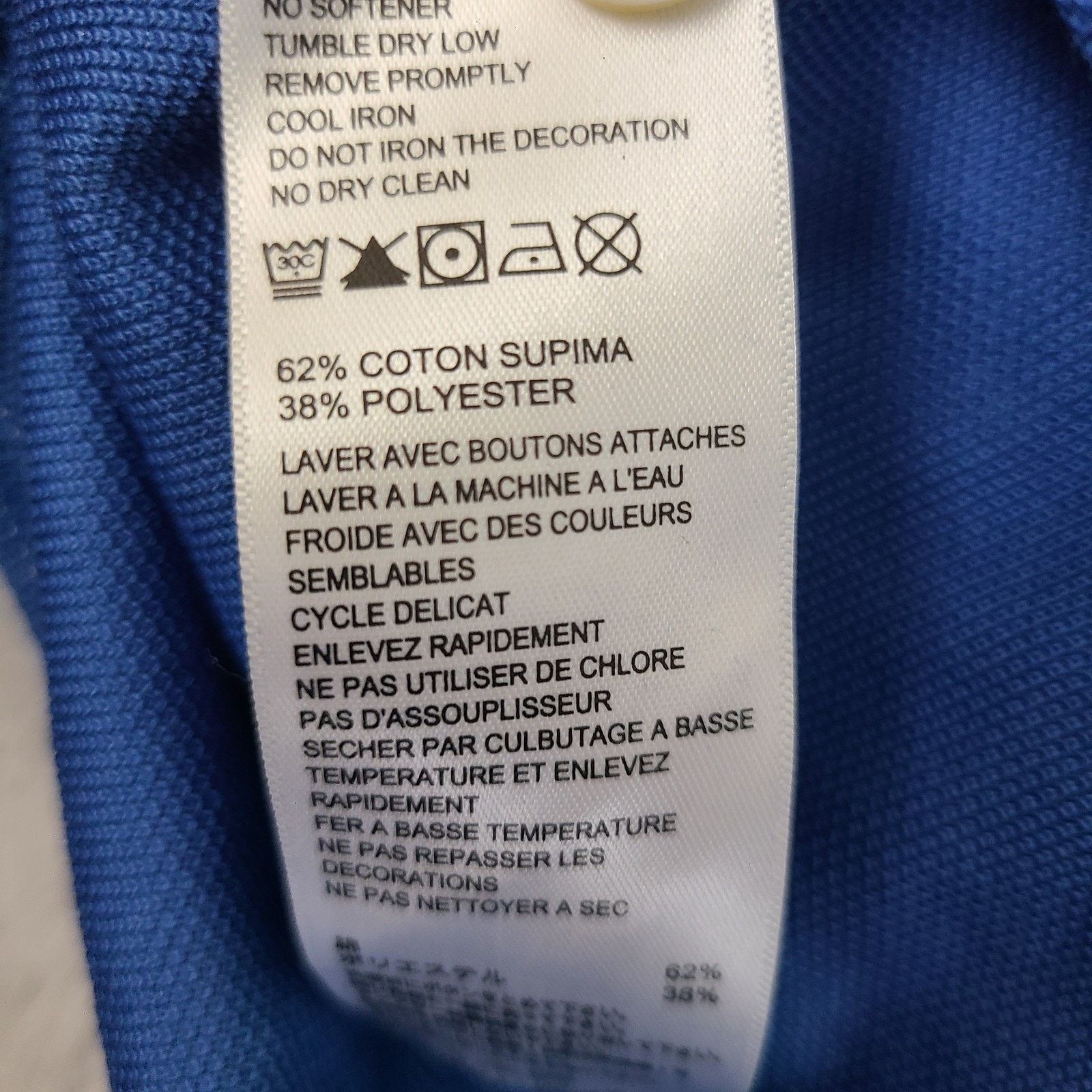 Tommy Bahama Tommy Bahama Long Sleeve Emfielder 2.0 Supima 2XT Blue NWT Size US XXL / EU 58 / 5 - 11 Thumbnail