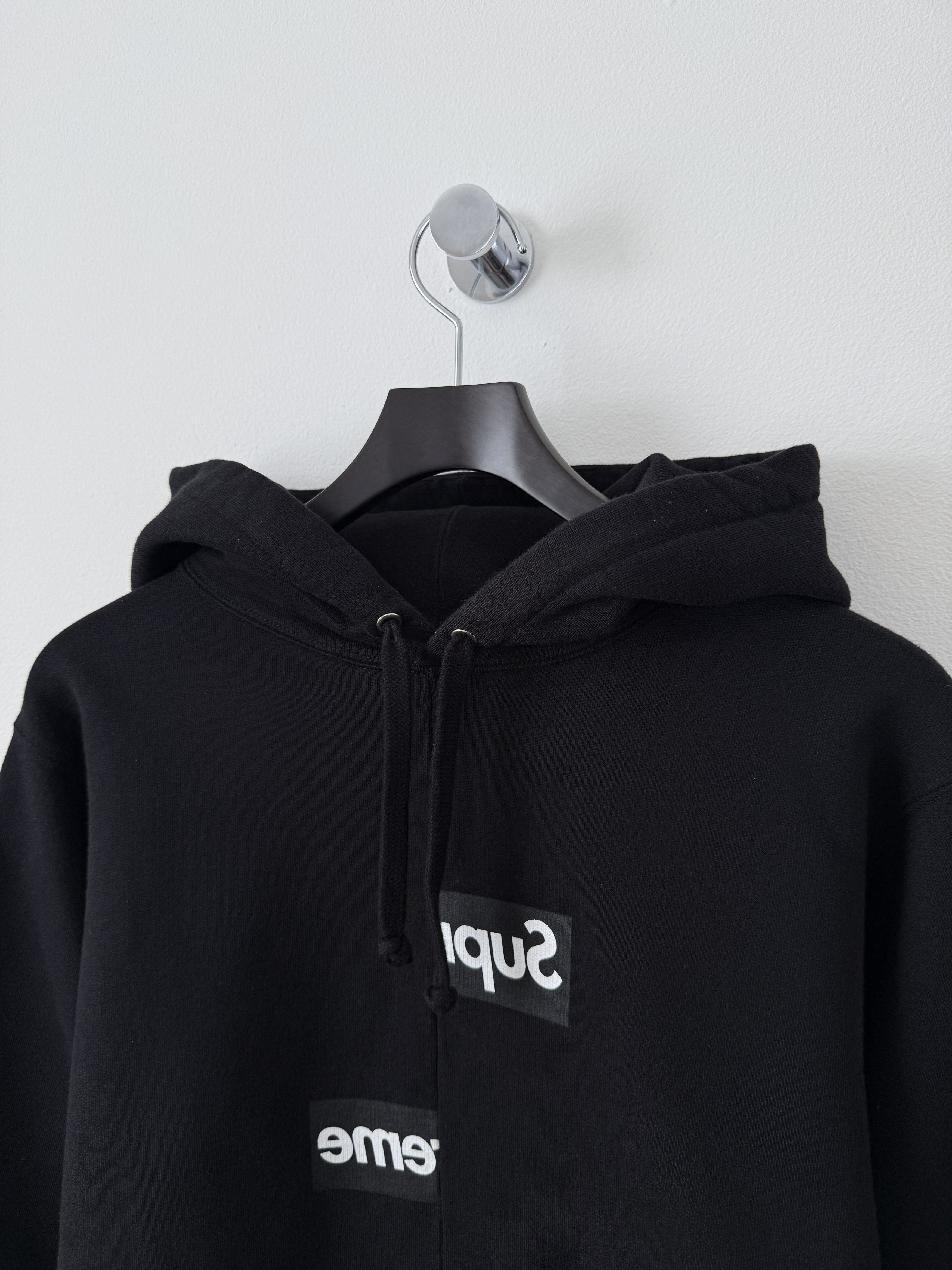 Comme des Garcons SHIRT × Supreme Split Box Logo Bogo Hoodie Size US M / EU 48-50 / 2 - 5 Thumbnail
