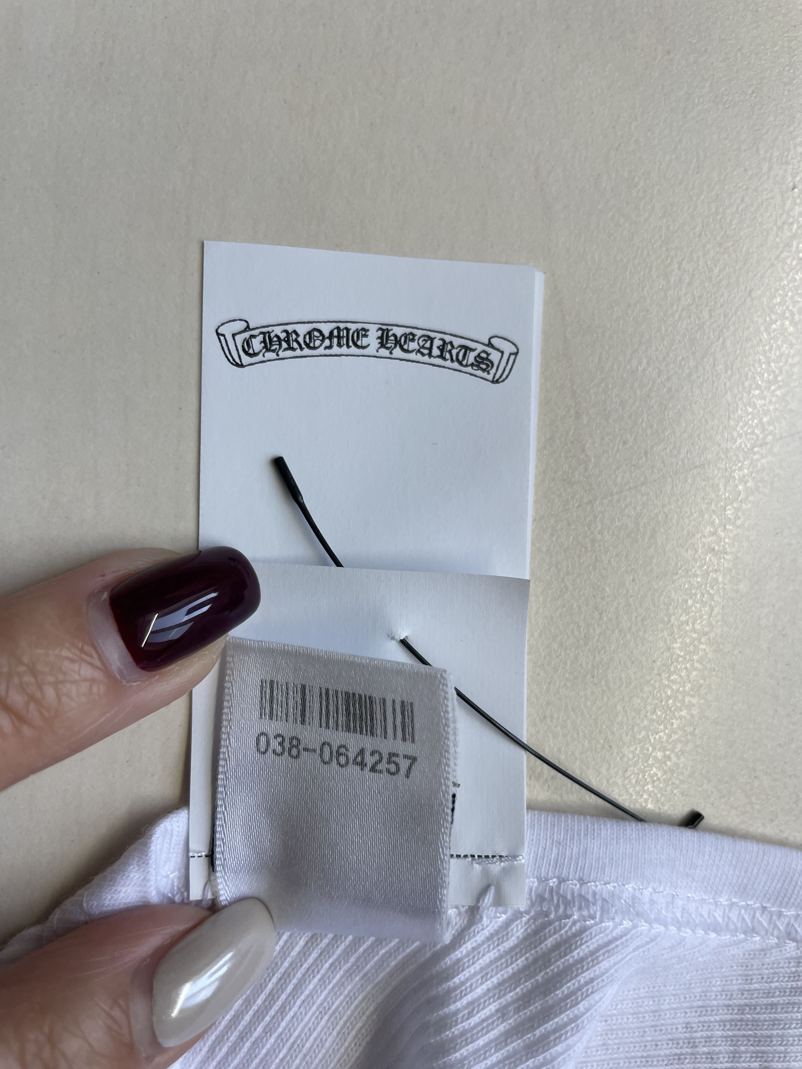 Chrome Hearts Chrome Hearts White Beaded Cross Leather Logo Tank Top Size M / US 6-8 / IT 42-44 - 10 Thumbnail