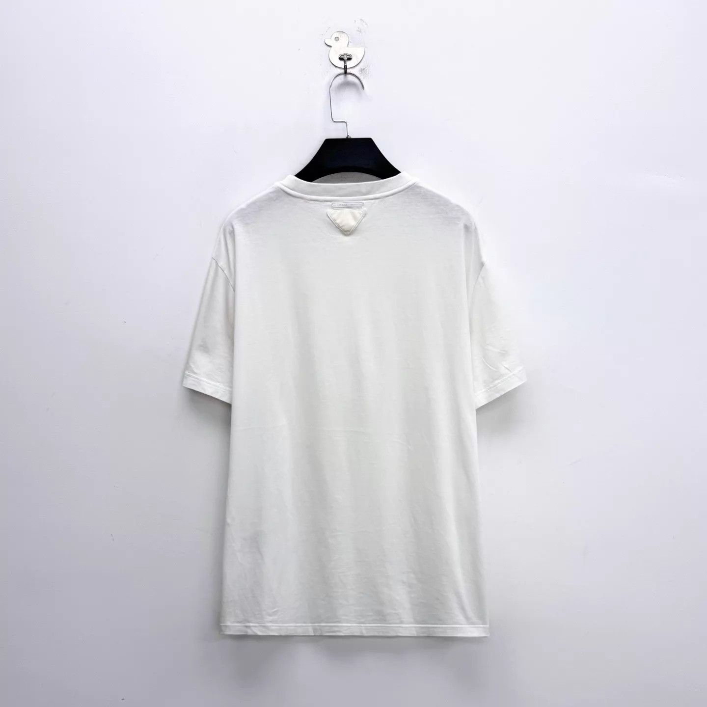 Prada Prada White Back Embossed Tri Logo Short Unisex XL Size XL / US 12-14 / IT 48-50 - 2 Thumbnail