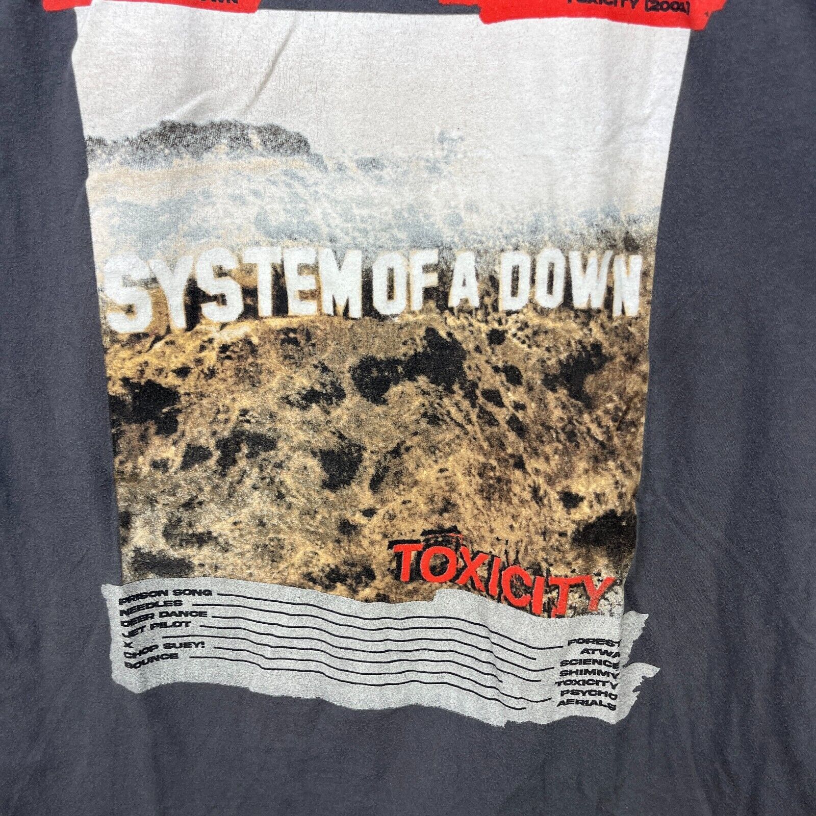 Vintage Vintage System of a Down Toxicity Y2K Band T Shirt Large Size US L / EU 52-54 / 3 - 3 Thumbnail