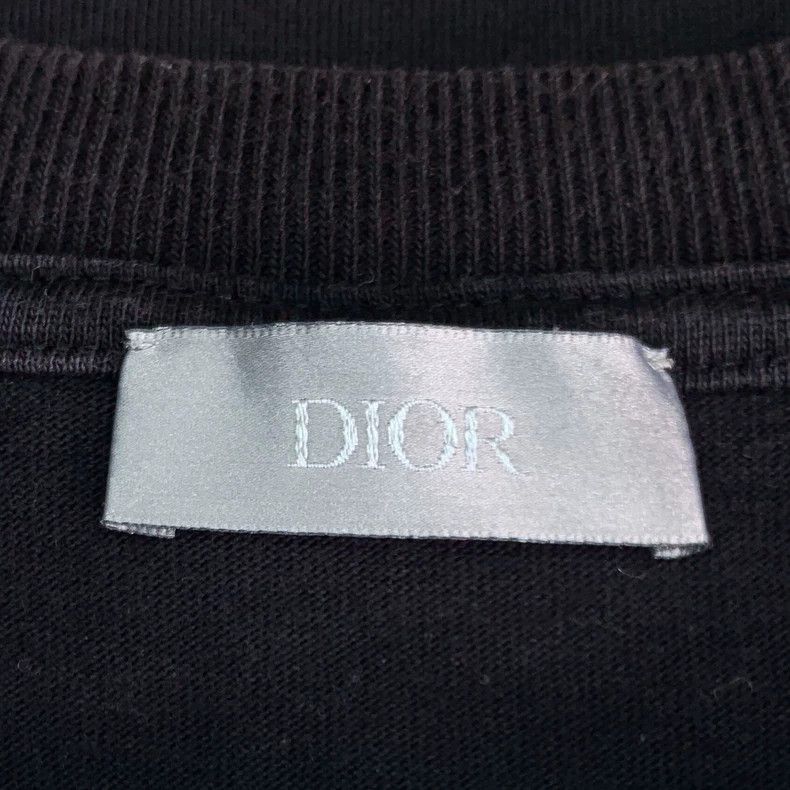 Dior Dior Black logo letter embroidery cotton round-neck short-s Size US S / EU 44-46 / 1 - 5 Thumbnail