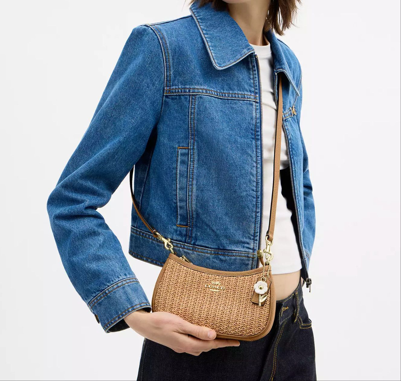 Coach NWT Coach Teri Mini Crossbody Bag CDW66 Toast Size ONE SIZE - 8 Thumbnail
