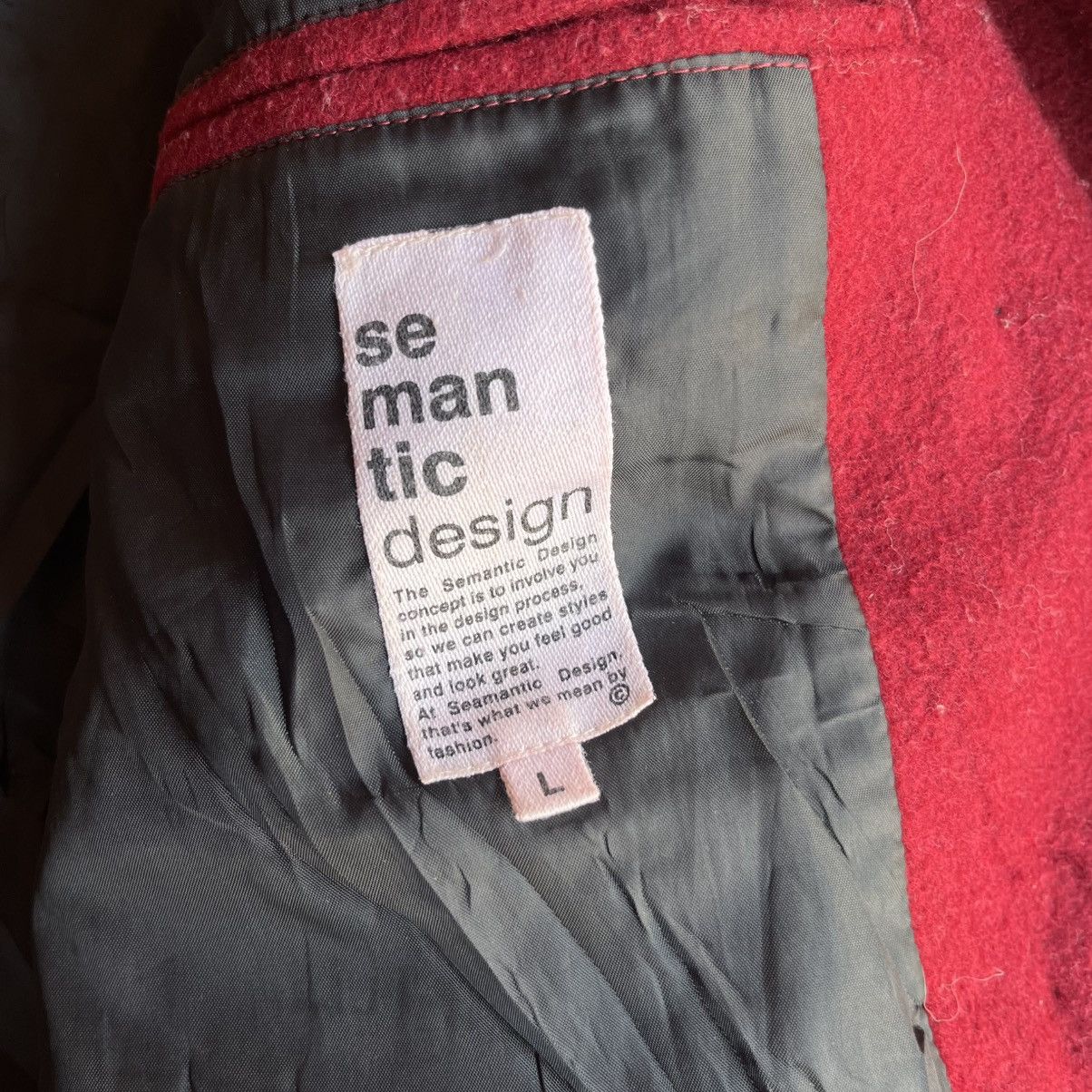 Sematicdesign Wool jacket (hoodie is gone)