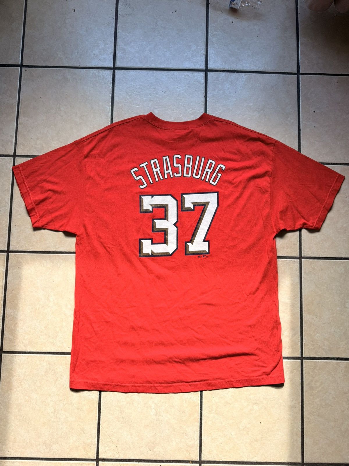 Majestic Washington Nationals Player Tee Size US XXL / EU 58 / 5 - 2 Thumbnail