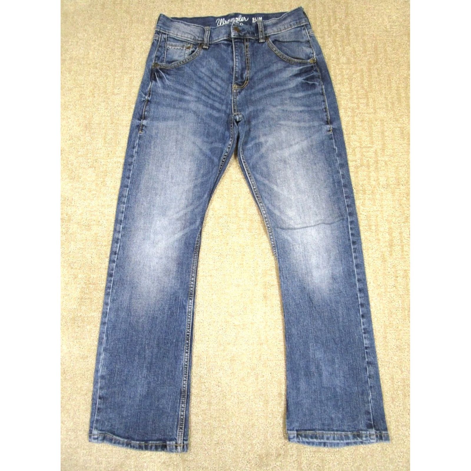 Wrangler Wrangler Retro Jeans Men 30x30 Slim Bootcut Blue Denim Size US 30 / EU 46 - 2 Thumbnail