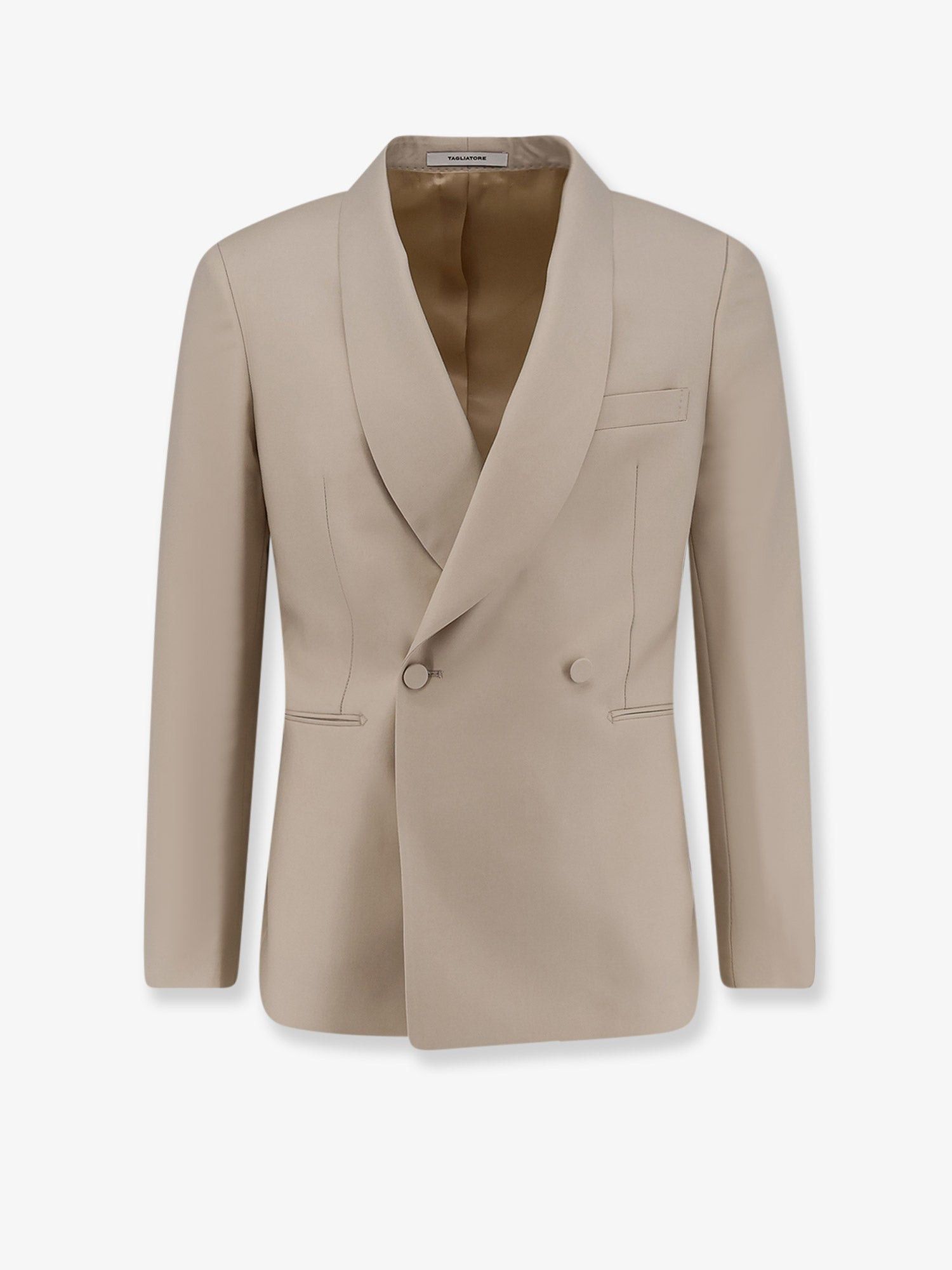 Tagliatore Merrill Virgin Wool Tuxedo Blazer Size US XL / EU 56 / 4 - 1 Thumbnail