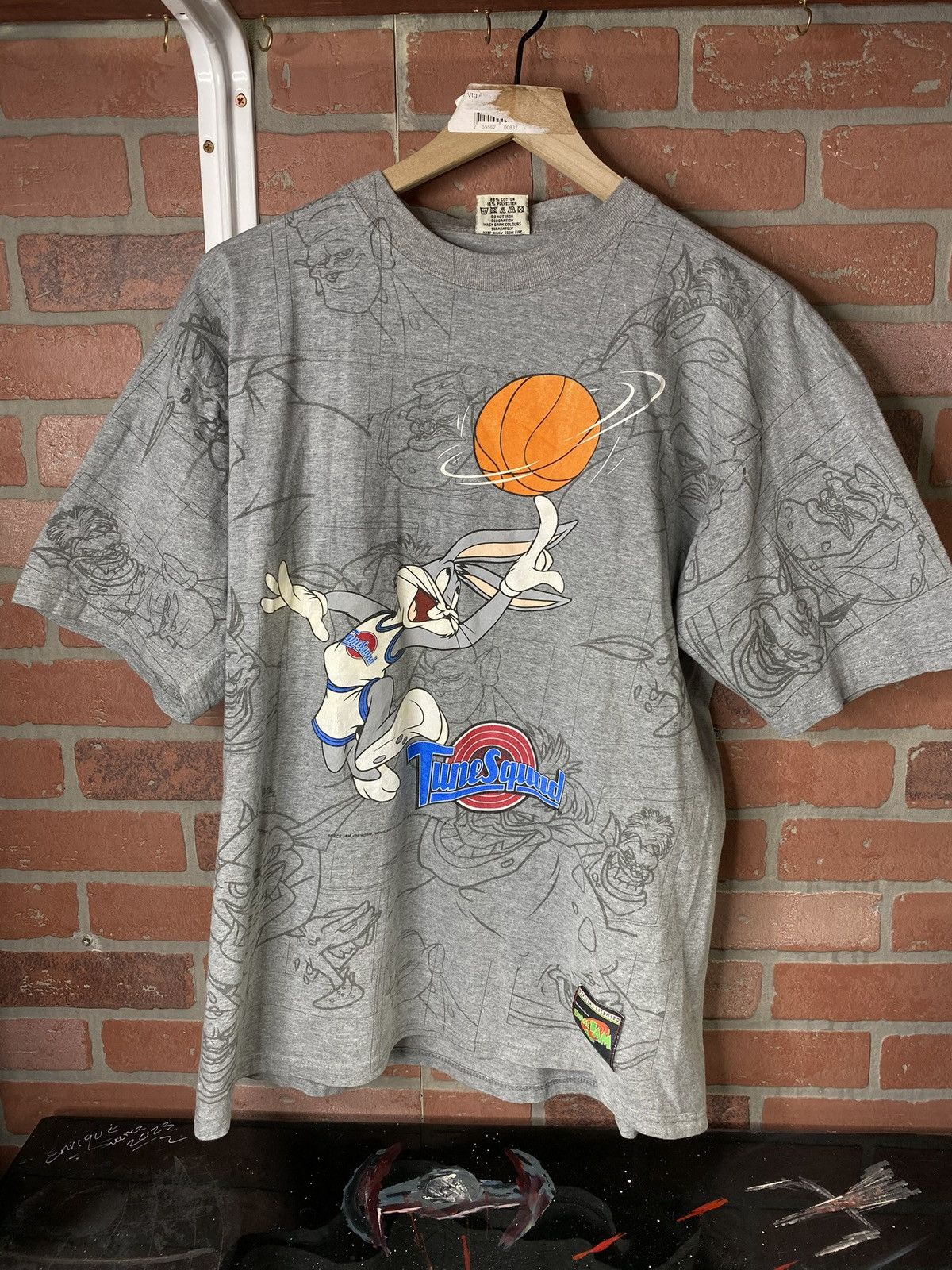 Vintage Vintage 90’s Space Jam Movie T-Shirt Vtg Looney Tunes Medium Size US M / EU 48-50 / 2 - 1 Thumbnail