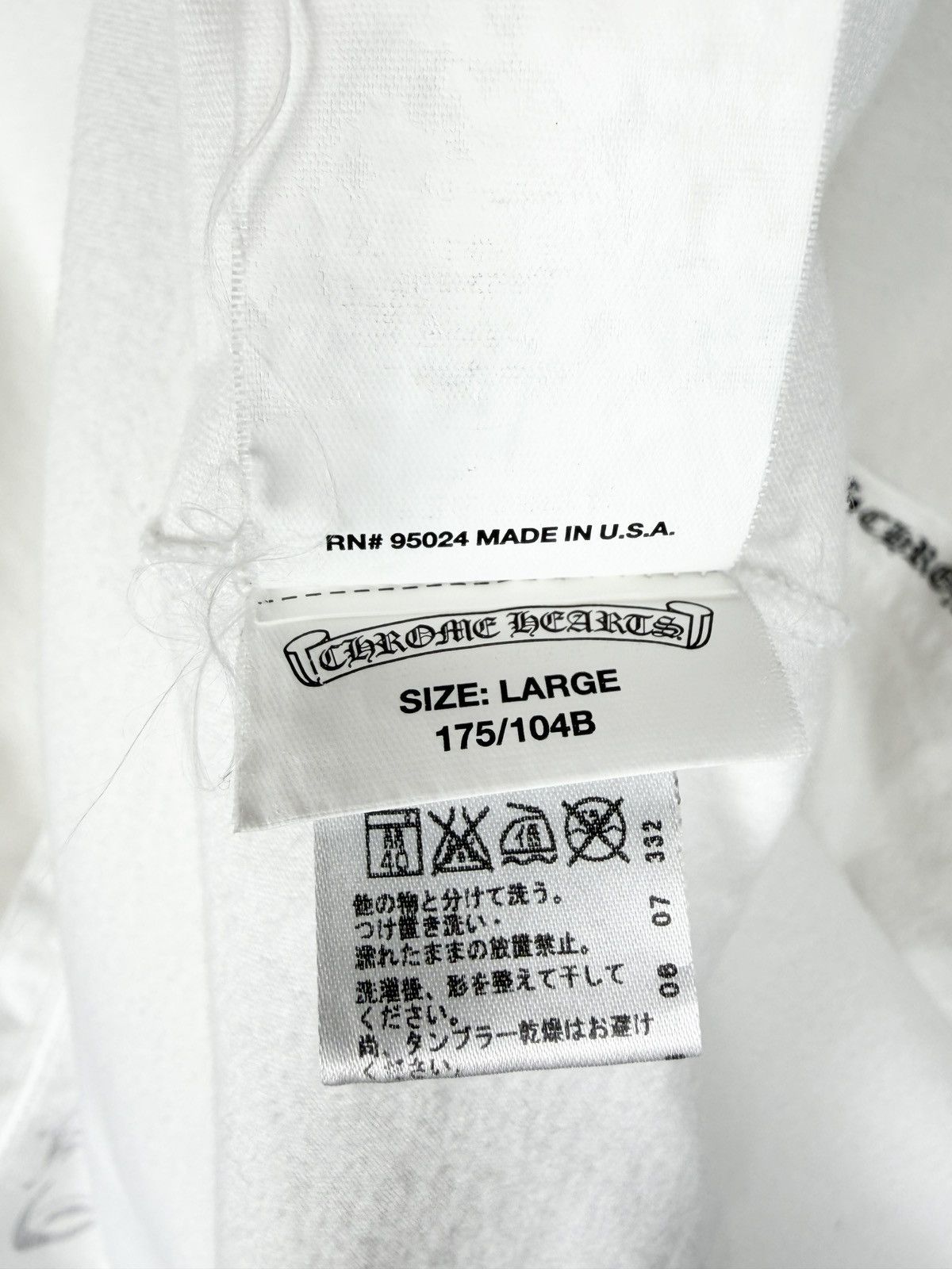 Chrome Hearts Chrome Hearts Made In Hollywood Logo Longsleeve Tshirt White Size US L / EU 52-54 / 3 - 9 Thumbnail