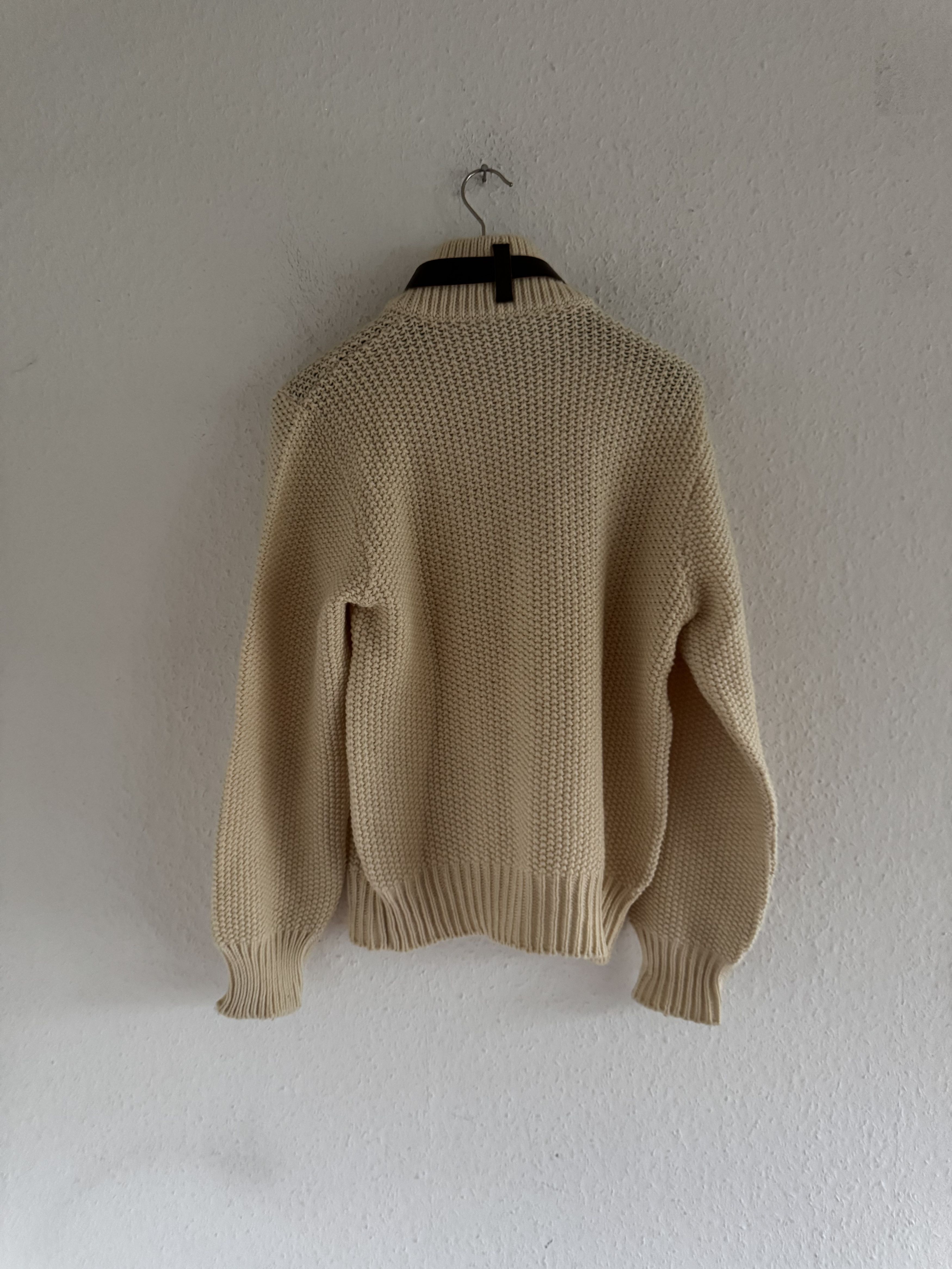 Dsquared2 FW02 Leather Strap Half Zip Knit Sweater Size US L / EU 52-54 / 3 - 13 Thumbnail