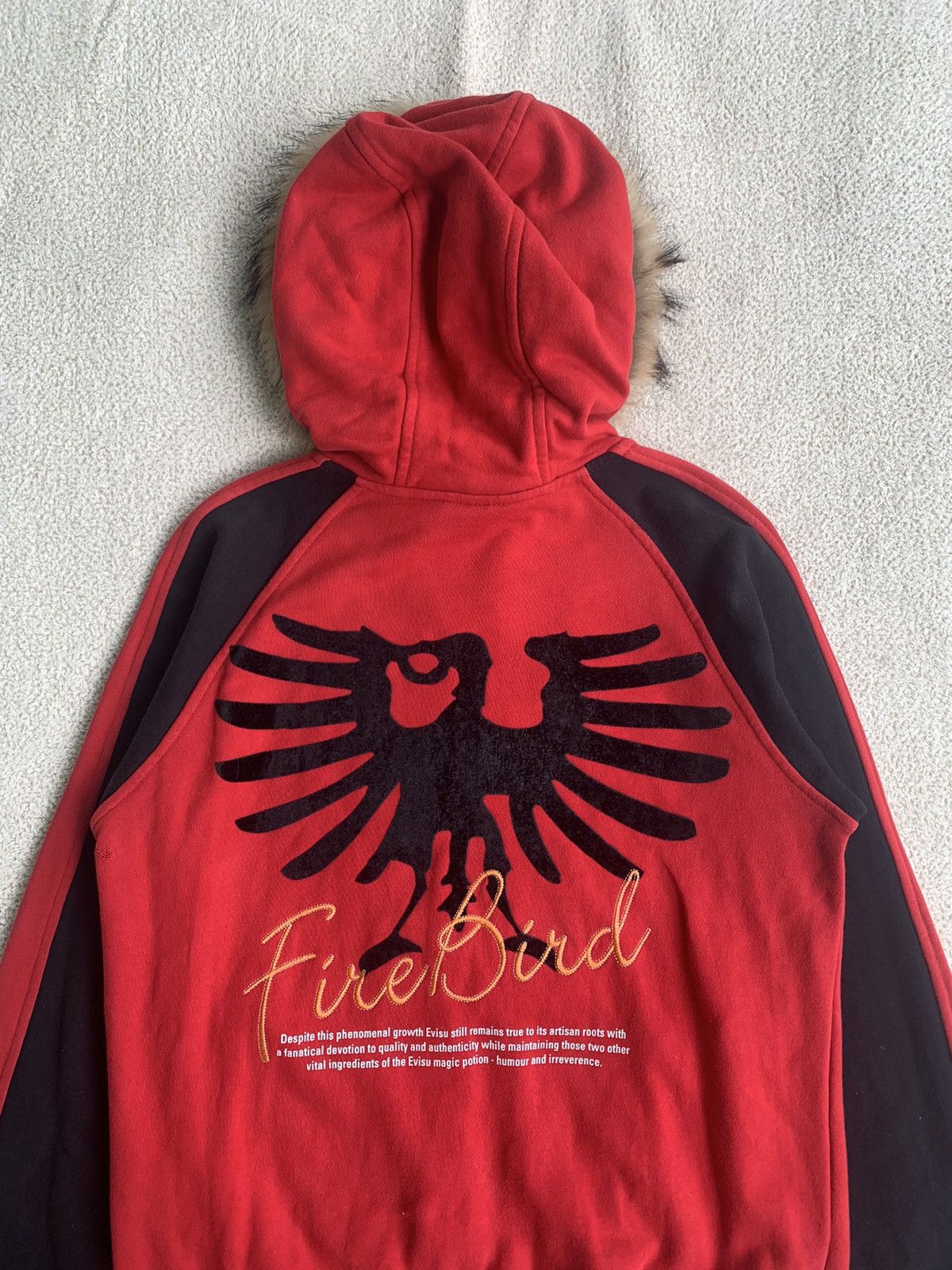 If Six Was Nine × Japanese Brand × Le Grande Bleu (L.G.B.) Evisu Fire Bird fur zip hoodie if6w9 LgB style Size US M / EU 48-50 / 2 - 4 Thumbnail