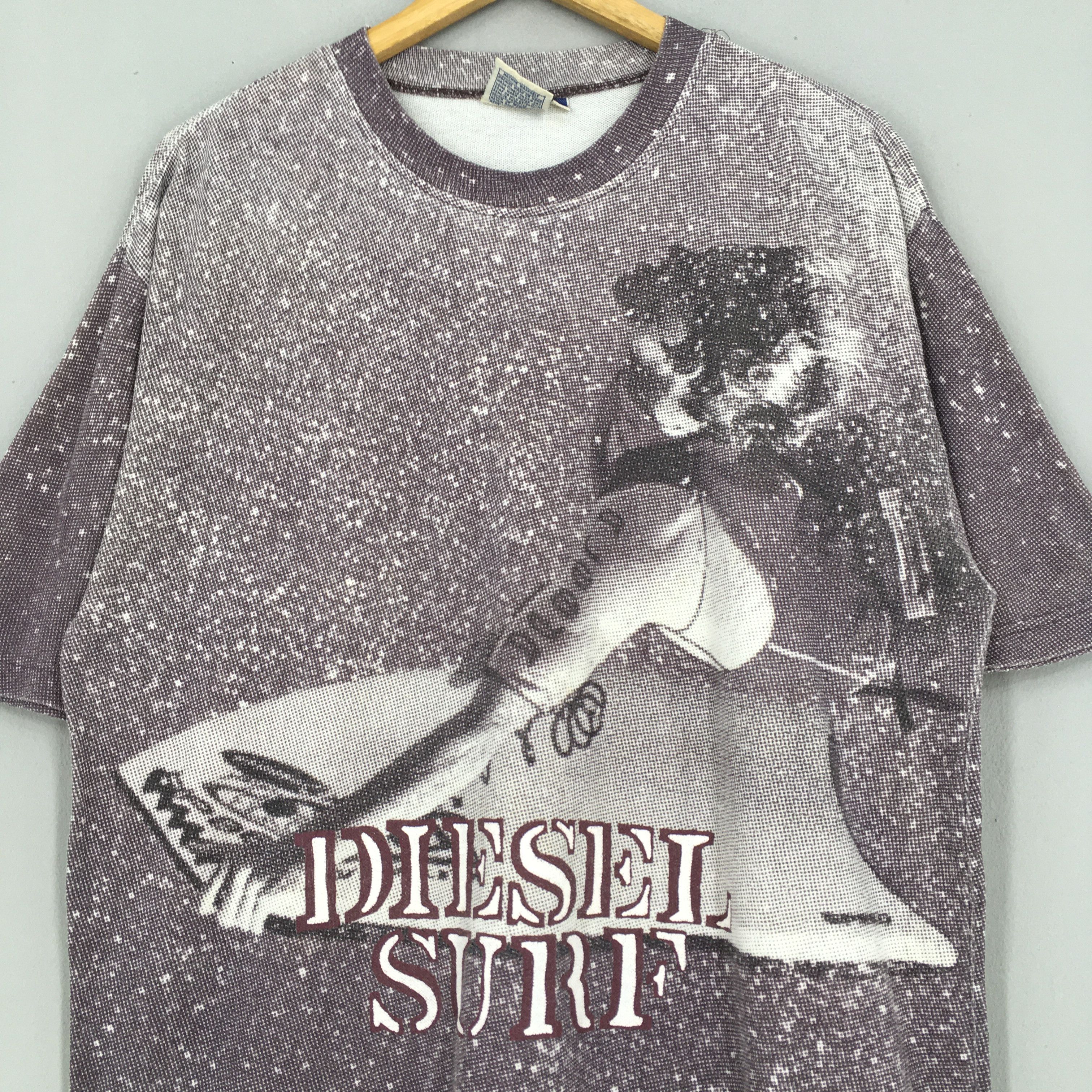 Diesel × Vintage Vintage 90's Diesel High And Tigh Surf Tshirt Large Size US L / EU 52-54 / 3 - 2 Thumbnail