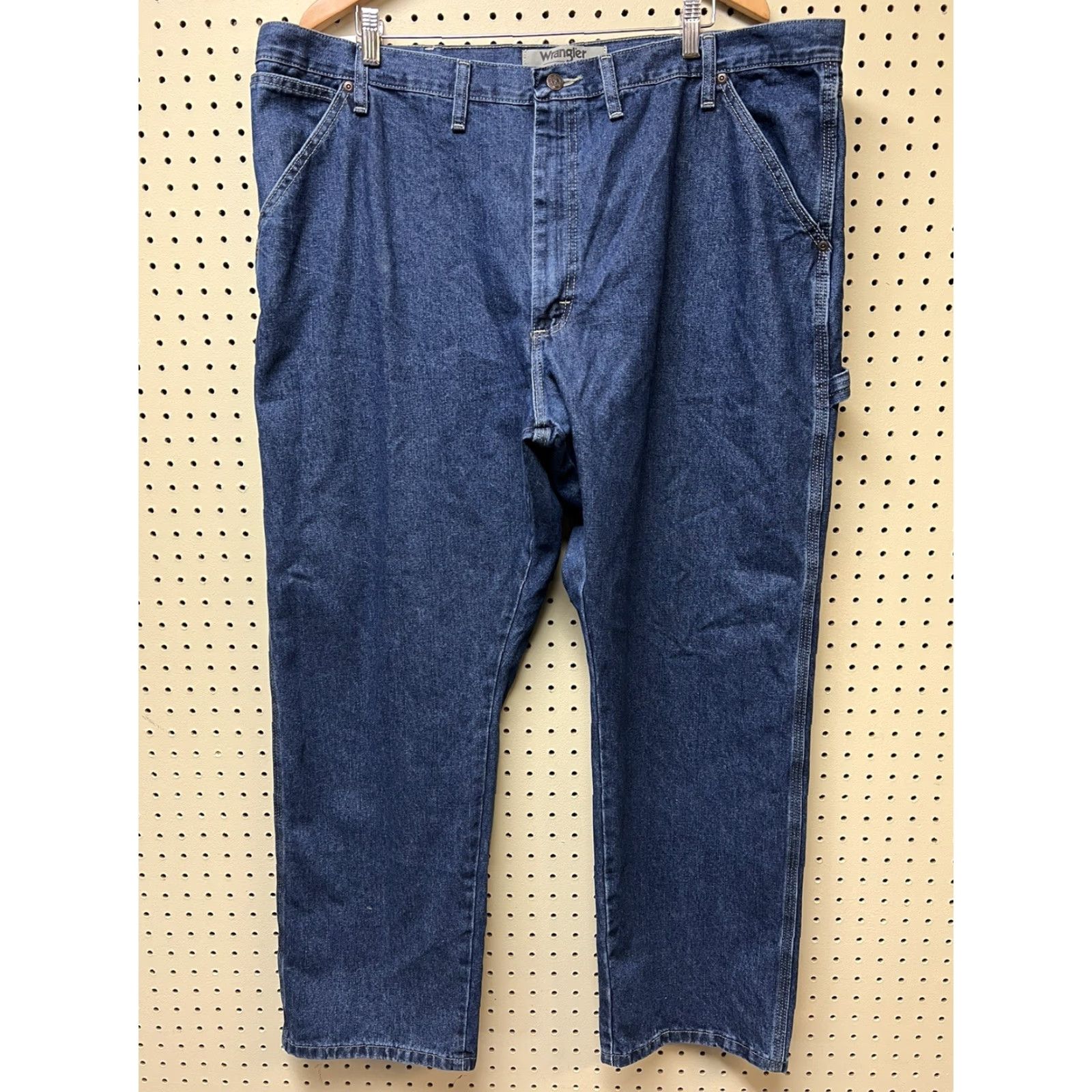 Wrangler VINTAGE Wrangler Authentics Men's Jeans Carpenter Denim 44x30 Blue Cotton PANTS Mens Size US 44 / EU 60 - 2 Thumbnail