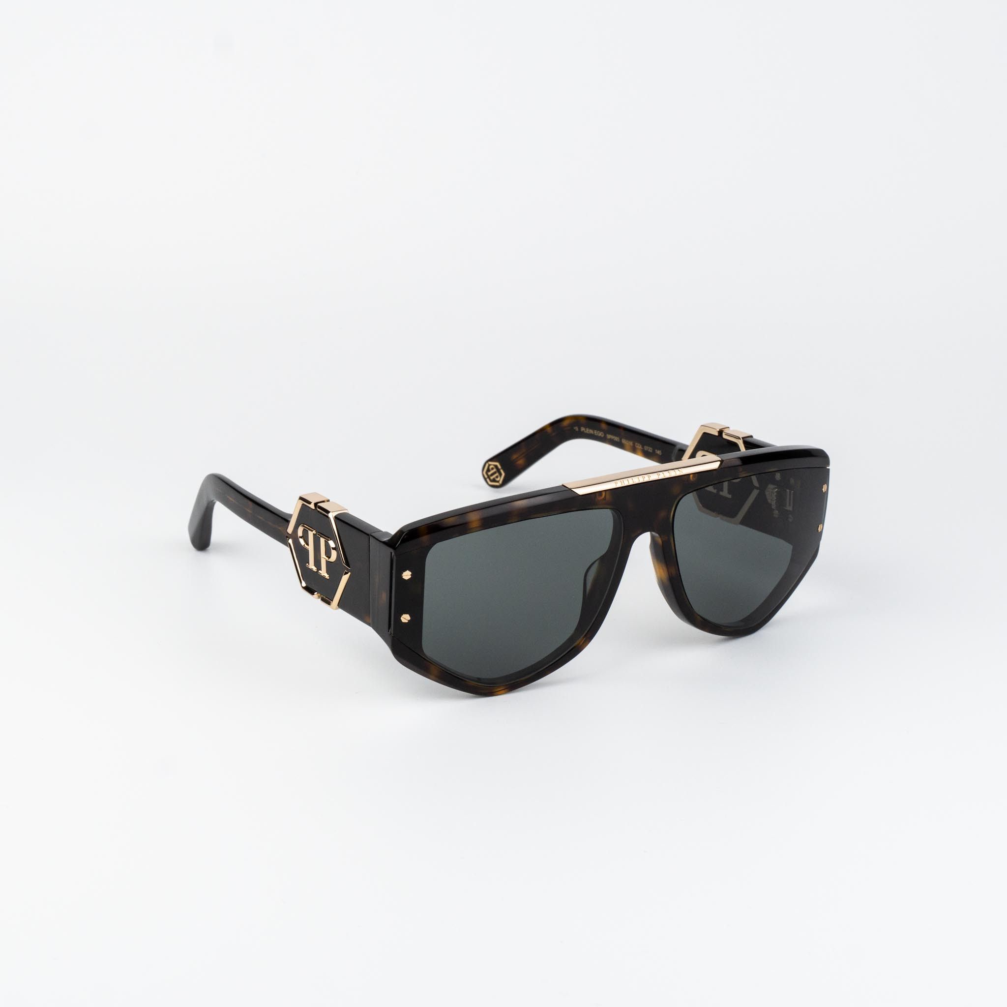 Philipp Plein Philipp Plein Men Sunglasses Mask SPP093M 0722 NEW AUTHENTIC Size ONE SIZE - 4 Thumbnail