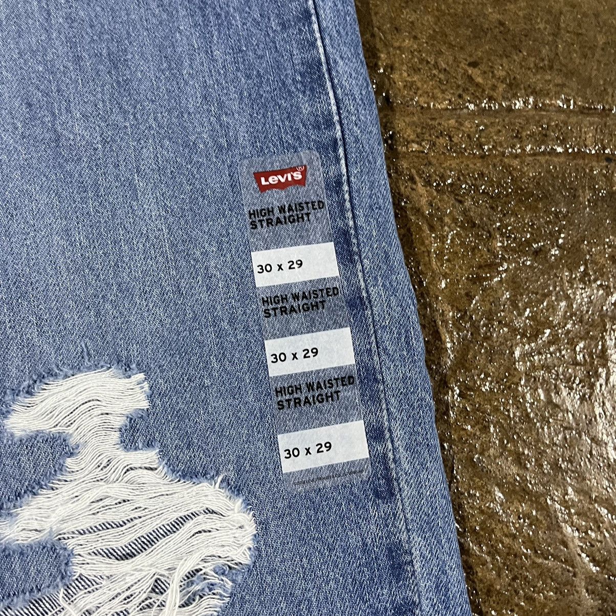 Levi's Crazy Y2K Levi's High Waisted Baggy Wide Leg Skater Jeans Size US 30 / EU 46 - 8 Thumbnail