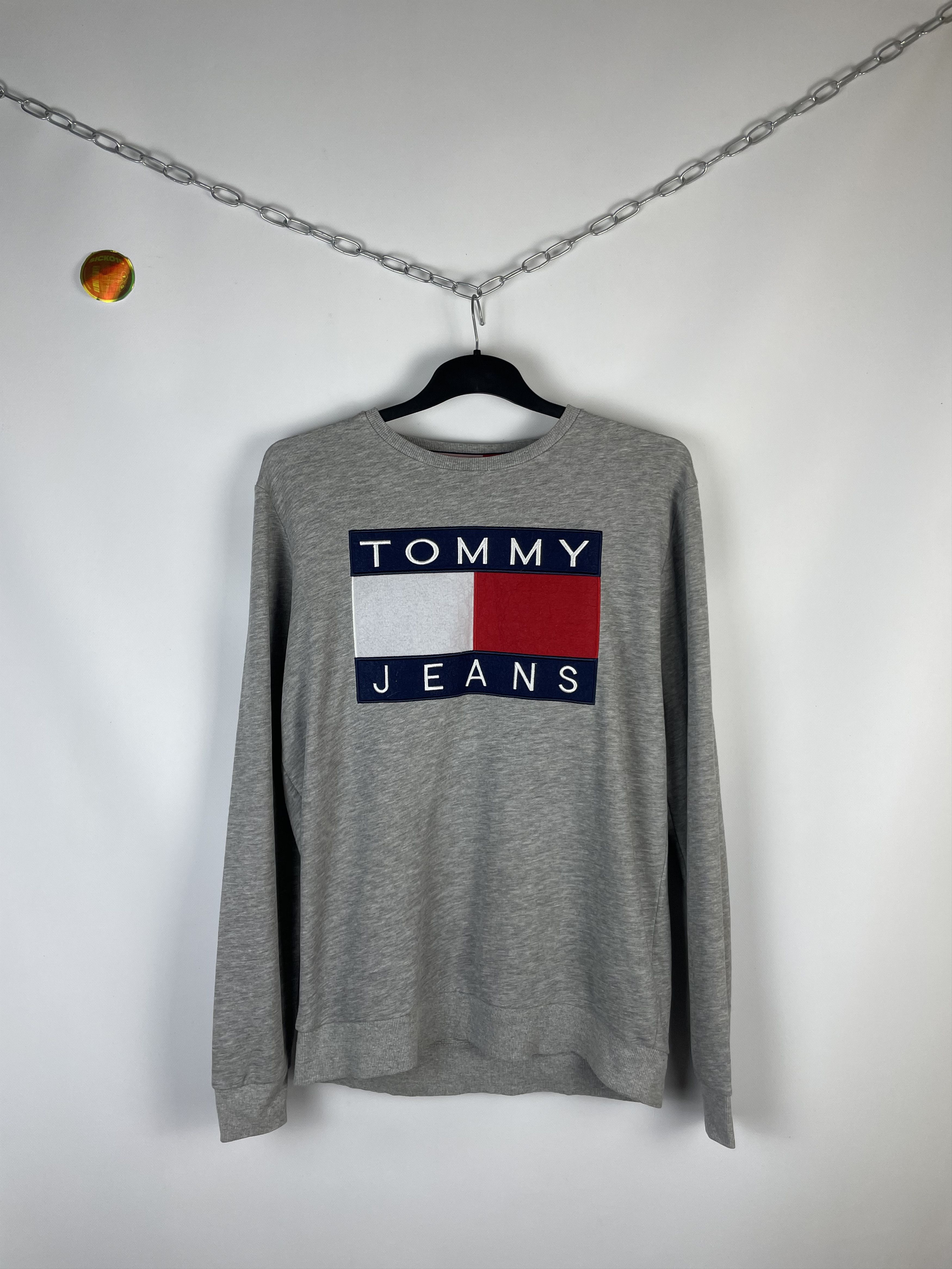 Tommy Hilfiger Big Logo Tommy Hilfiger Sweatshirt Size US XL / EU 56 / 4 - 1 Thumbnail