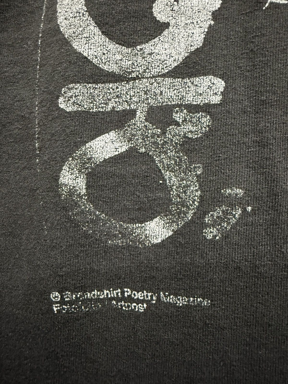 Andy Warhol Vintage 90s PopArt Broadshirt Poetry Megazine Thrashed Faded Size US M / EU 48-50 / 2 - 14 Thumbnail