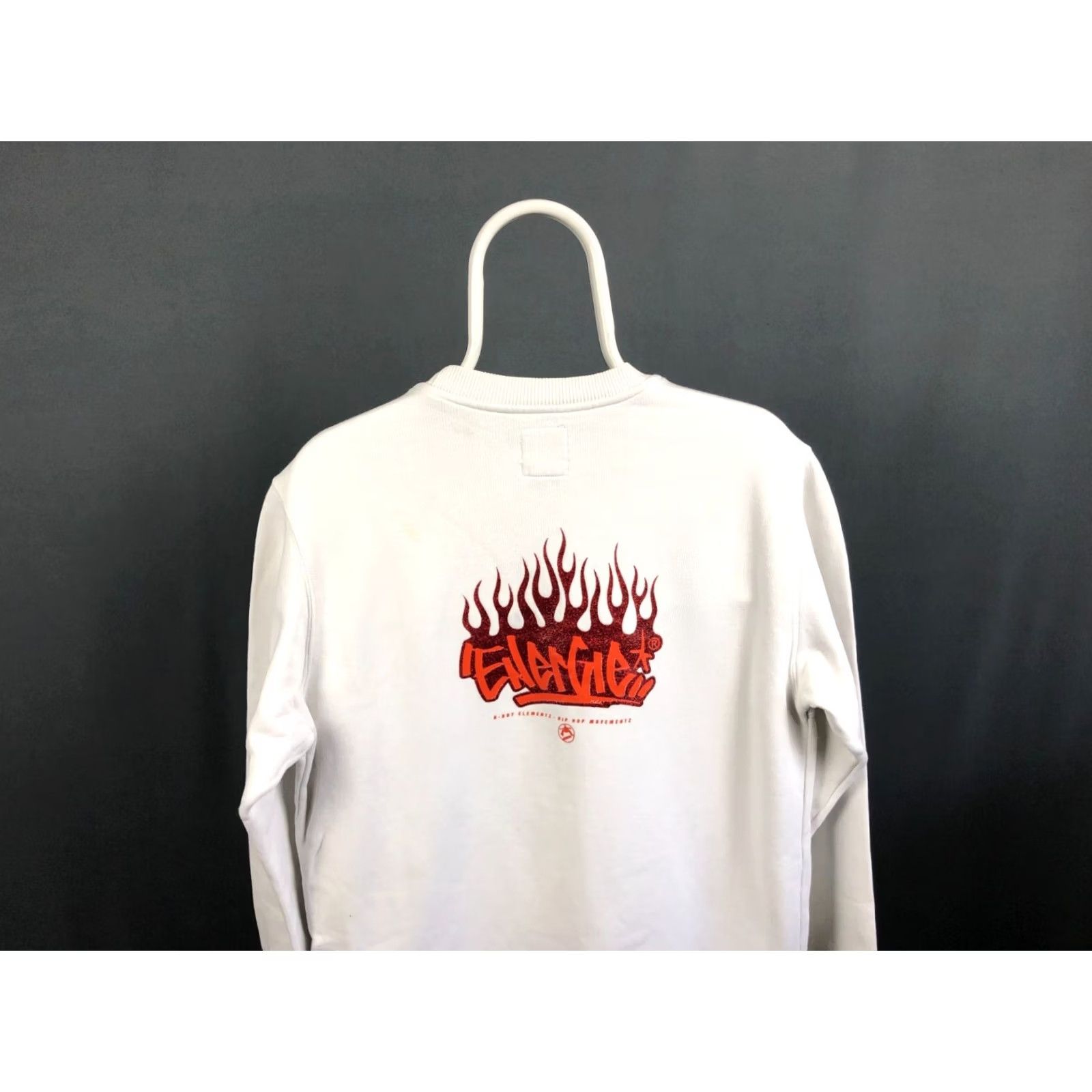 Energie Energie Sweatshirt Men M White Cotton Viscose Jersey Crew Neck Pullover Logo Branding On Lower Left Hand Side Size US M / EU 48-50 / 2 - 4 Thumbnail