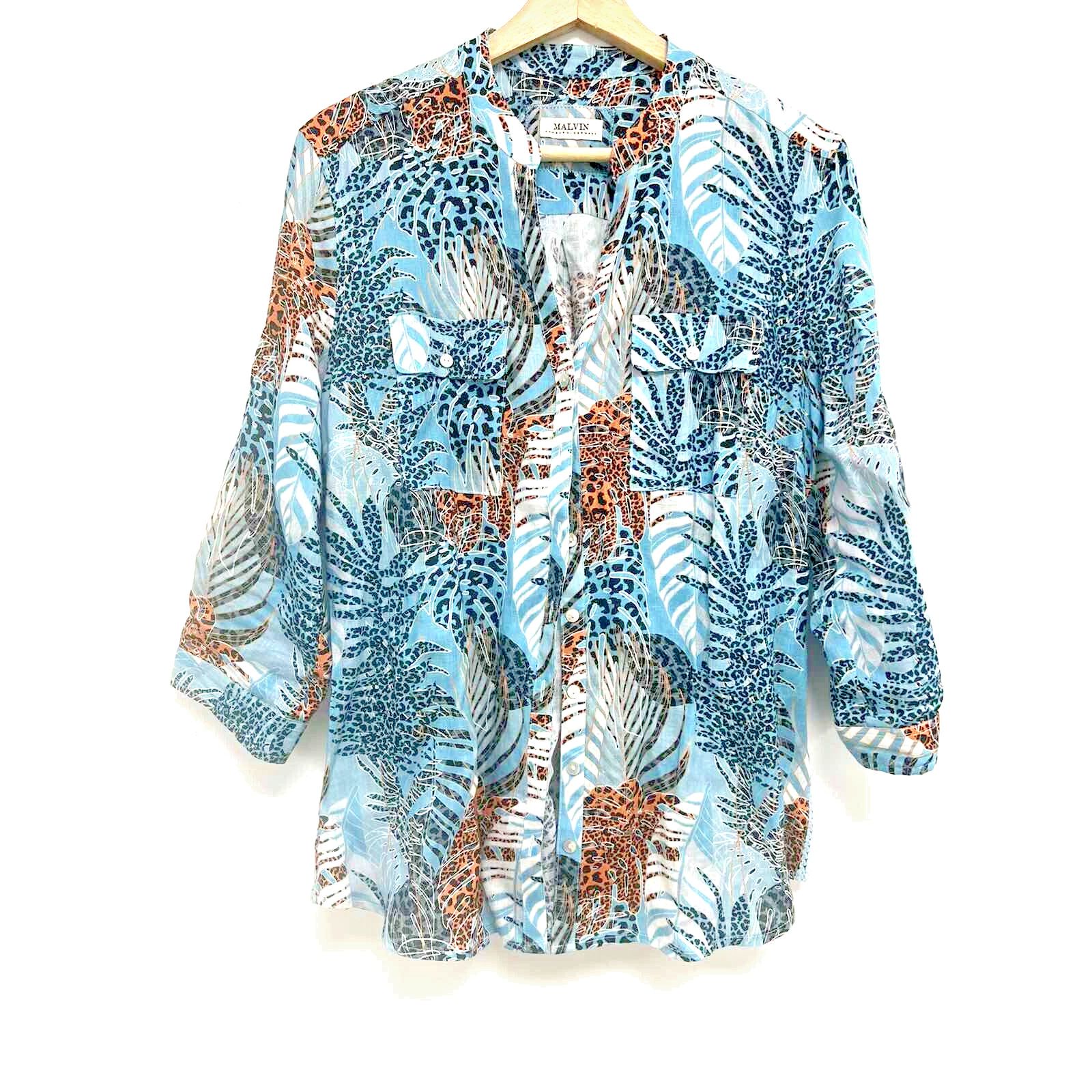 Malvin Hamburg Germany Womens Size L Love Linen A002016