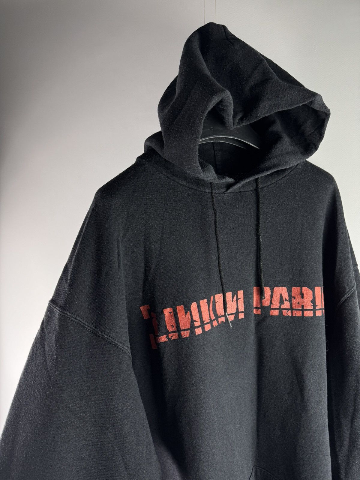 Band Tees Vintage 90s Linkin Park Special Over Print Black Hoodie Size US XL / EU 56 / 4 - 3 Thumbnail
