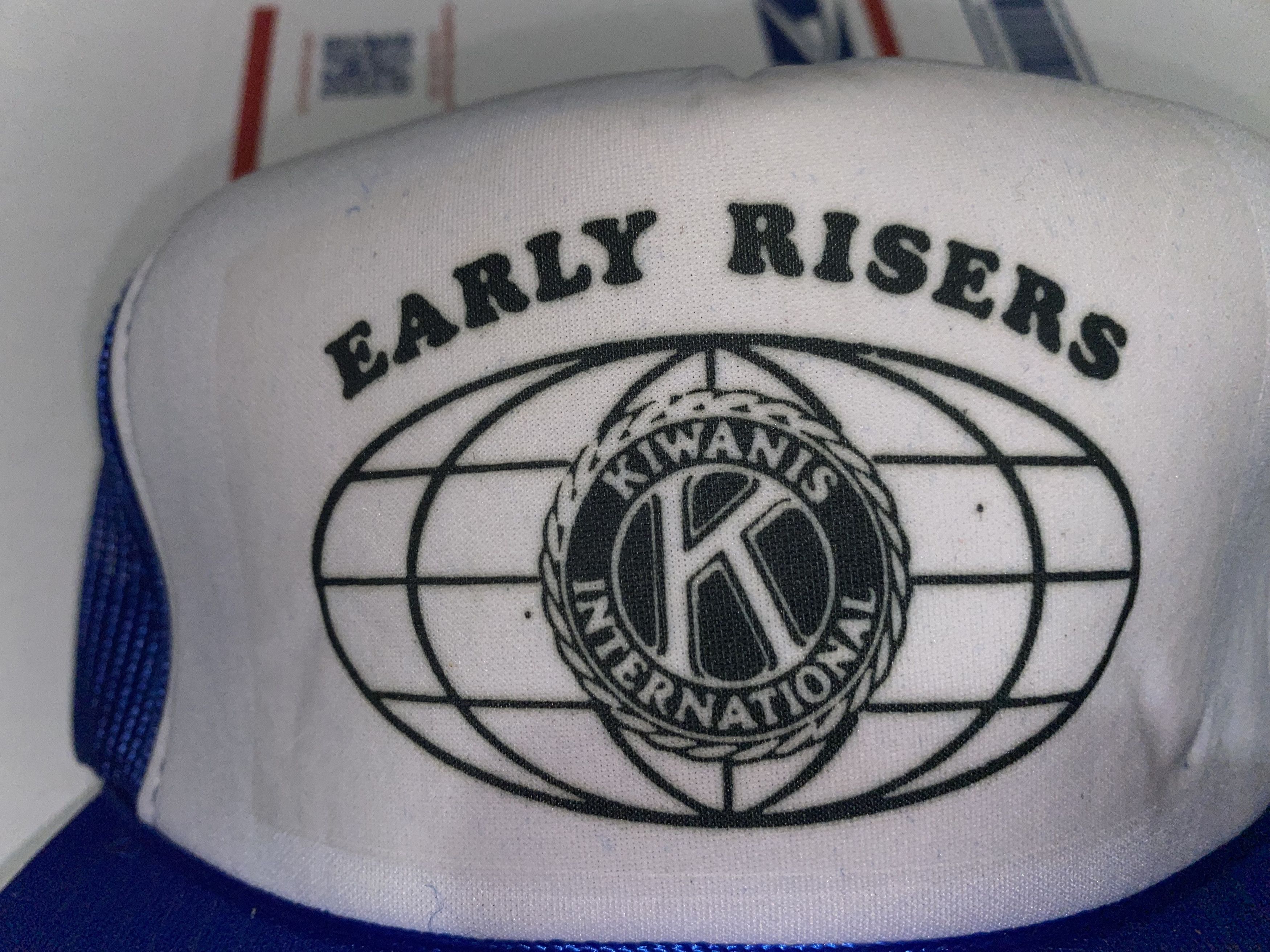 Hanes vintage Hanes Headwear Trucker hat Cap Kiwanis early risers Size ONE SIZE - 2 Thumbnail