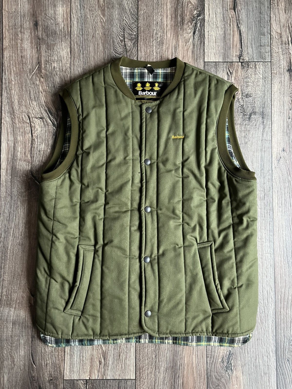 Vintage 90s Barbour Outdoor Hunting Vest Body Warmer Gilet - Main Image