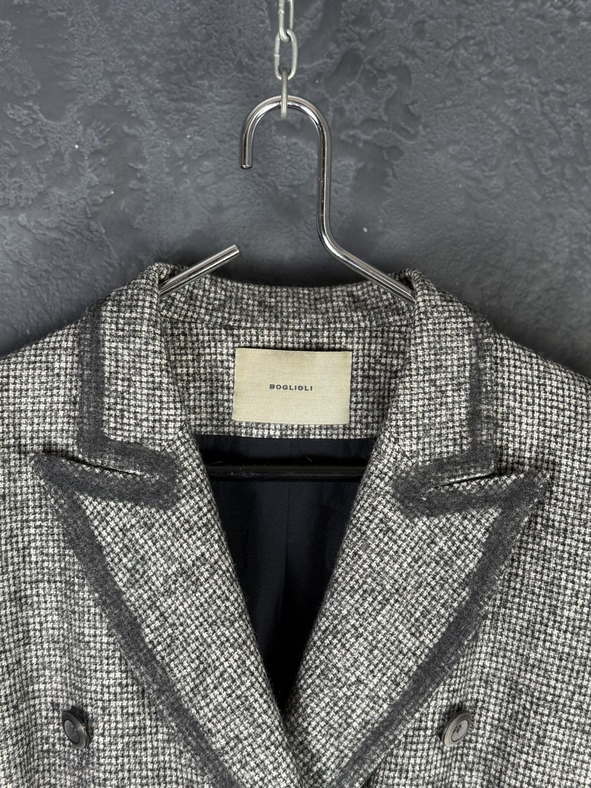 Boglioli BOGLIOLI Women’s Double - Breasted Wool Blazer Jacket Italy Size L / US 10 / IT 46 - 4 Thumbnail