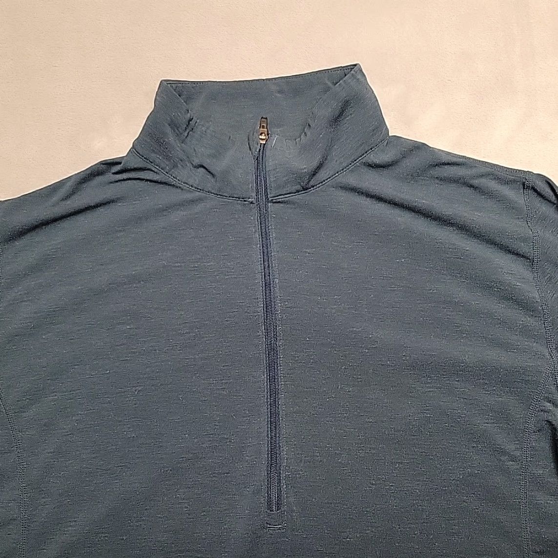 Eastern Mountain Sports VINTAGE Eastern Mountain Sports Shirt Mens S Teal Blue Wicking Wool Blend Base Layer Size US S / EU 44-46 / 1 - 3 Thumbnail