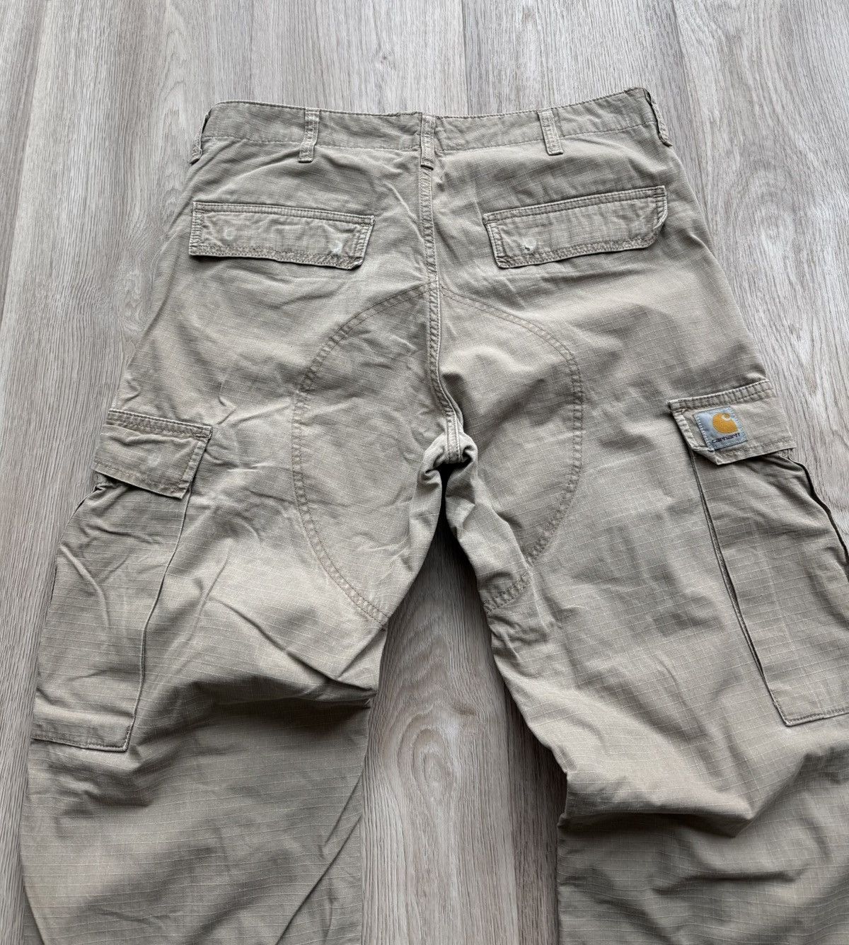 Carhartt Vintage Carhartt Regular Cargo Beige Pants Mens Size 30x32 Size US 30 / EU 46 - 12 Thumbnail